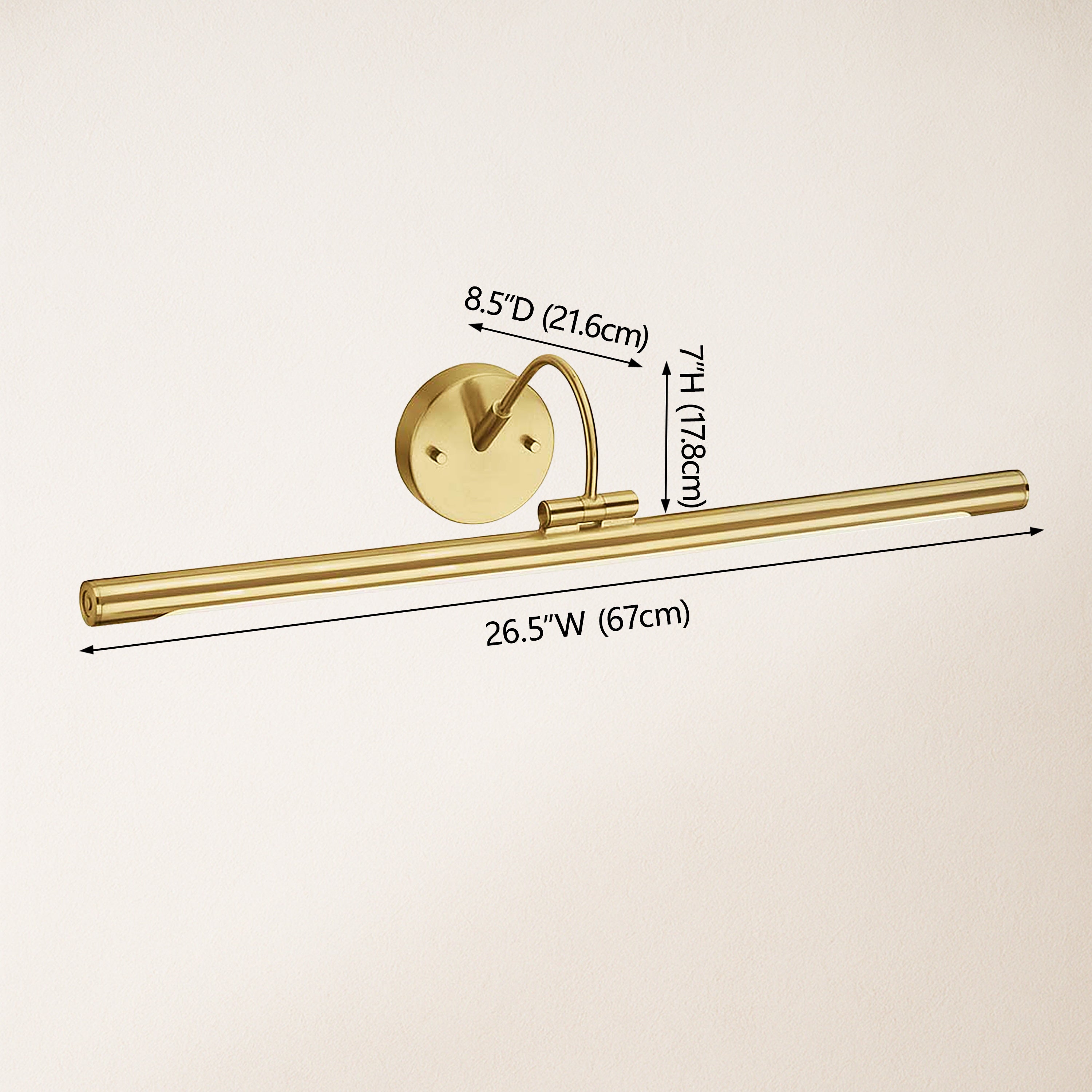 Mason LED Picture Light 67cm W