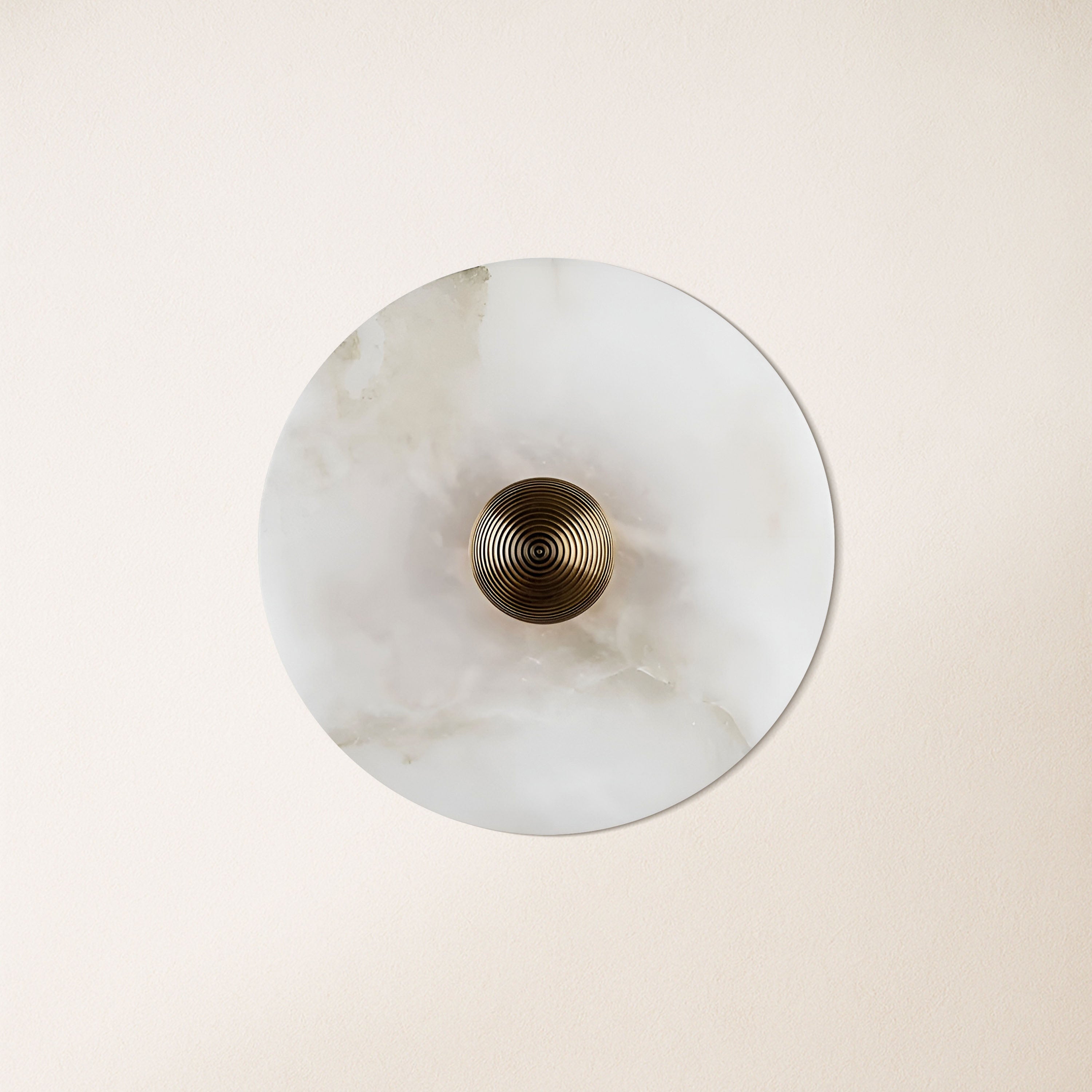 Miles Alabaster Wall Lamp 30cm D