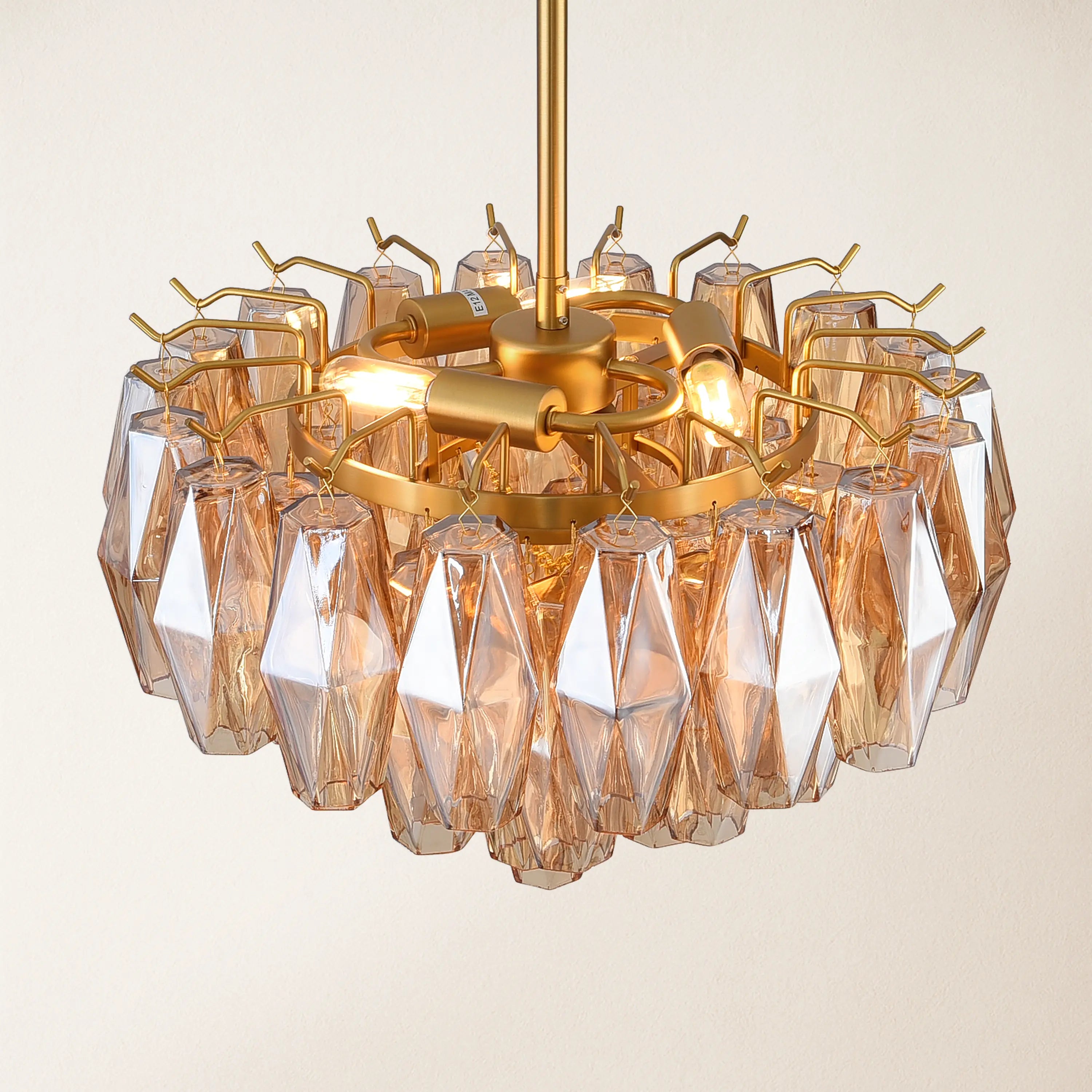 Celestial Drop Glass Crystal Glass Chandelier 43cm D