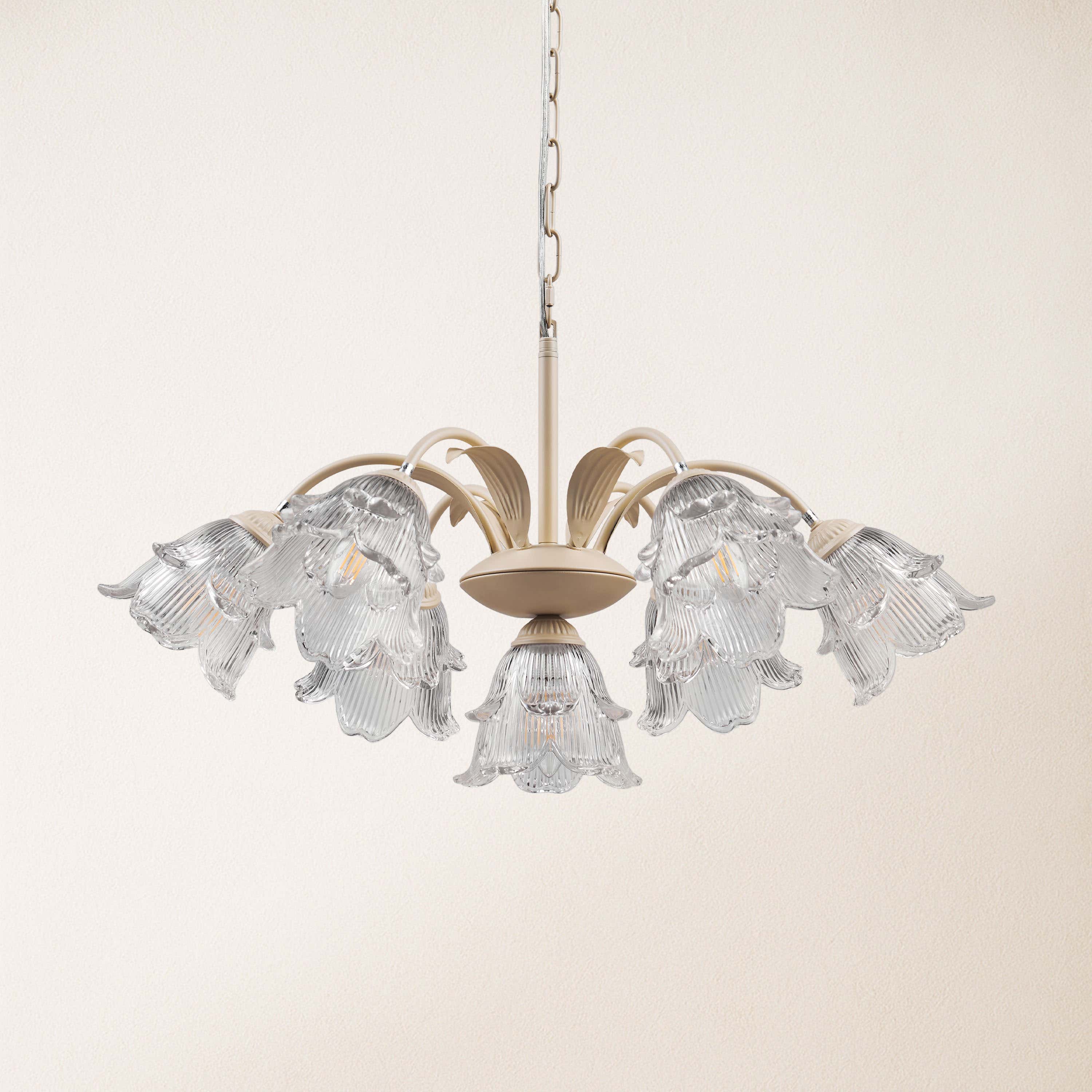 GlowMuse Crystal Round Chandelier 68cm D