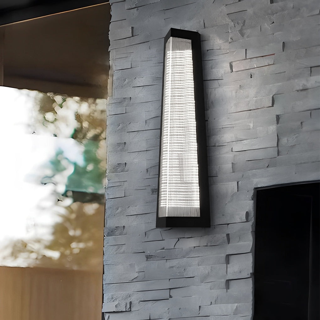 Armorglow Striped Acrylic LED Outdoor Wall Light