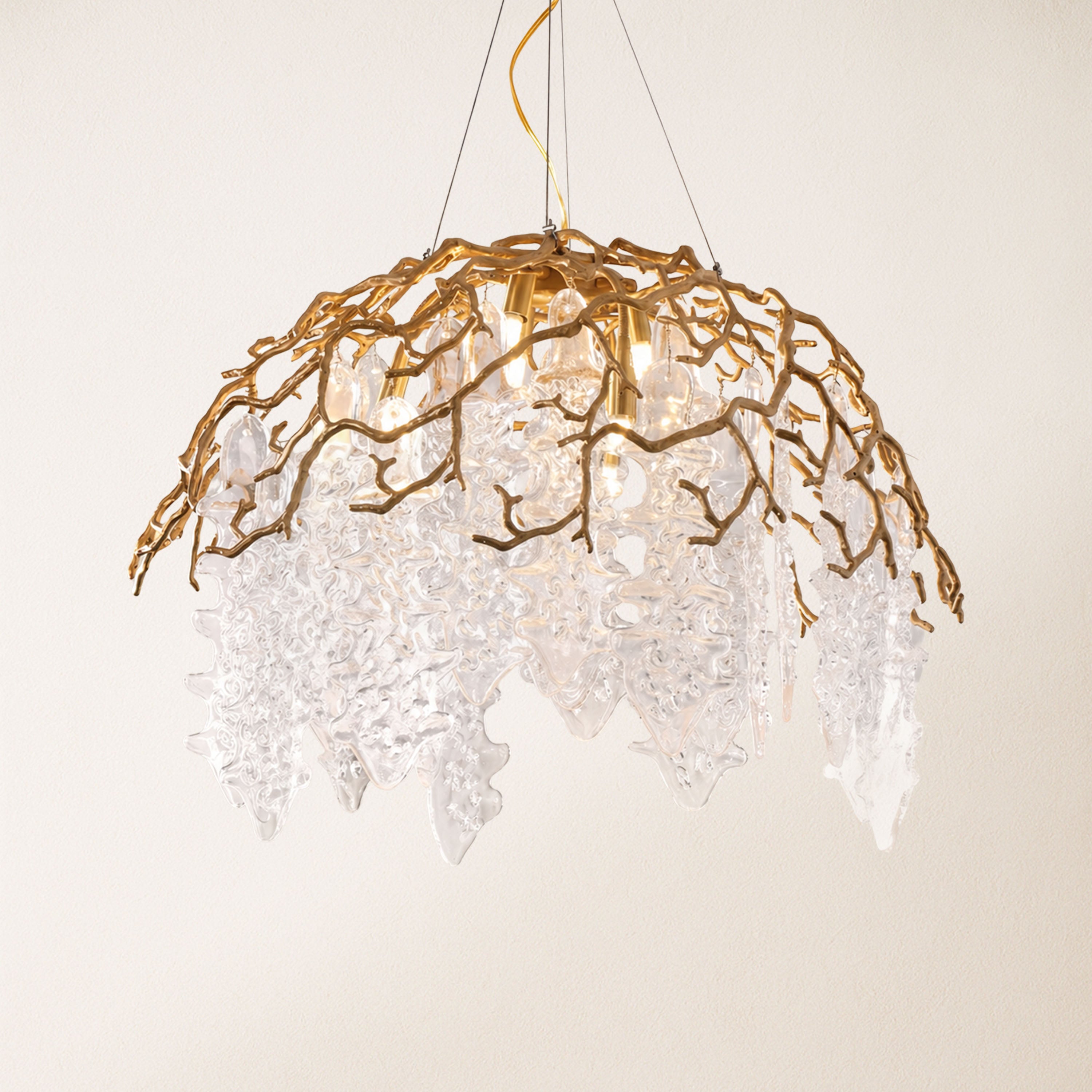 Aurevia Dome Glass Chandelier