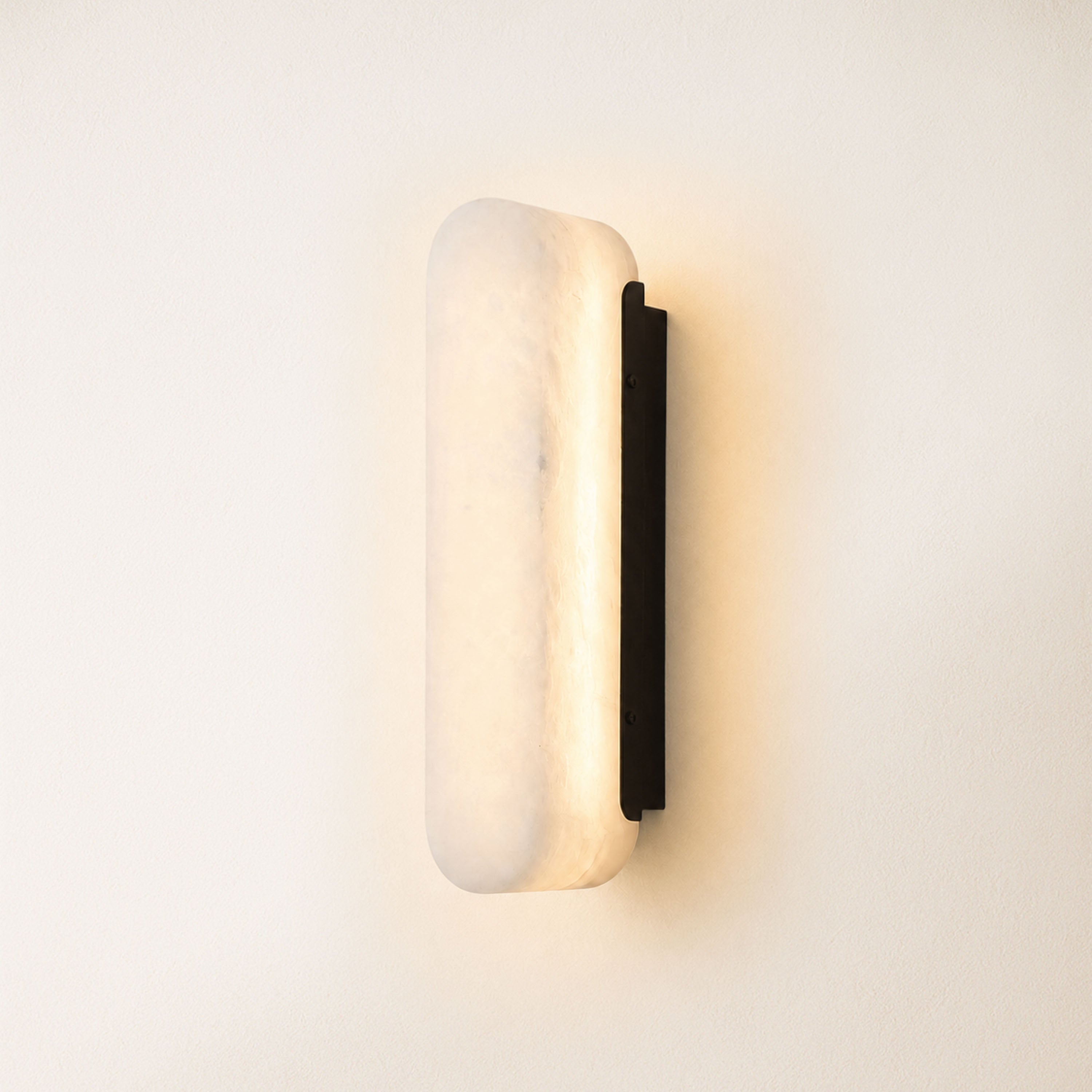 Valora Alabaster Capsule Wall Sconce