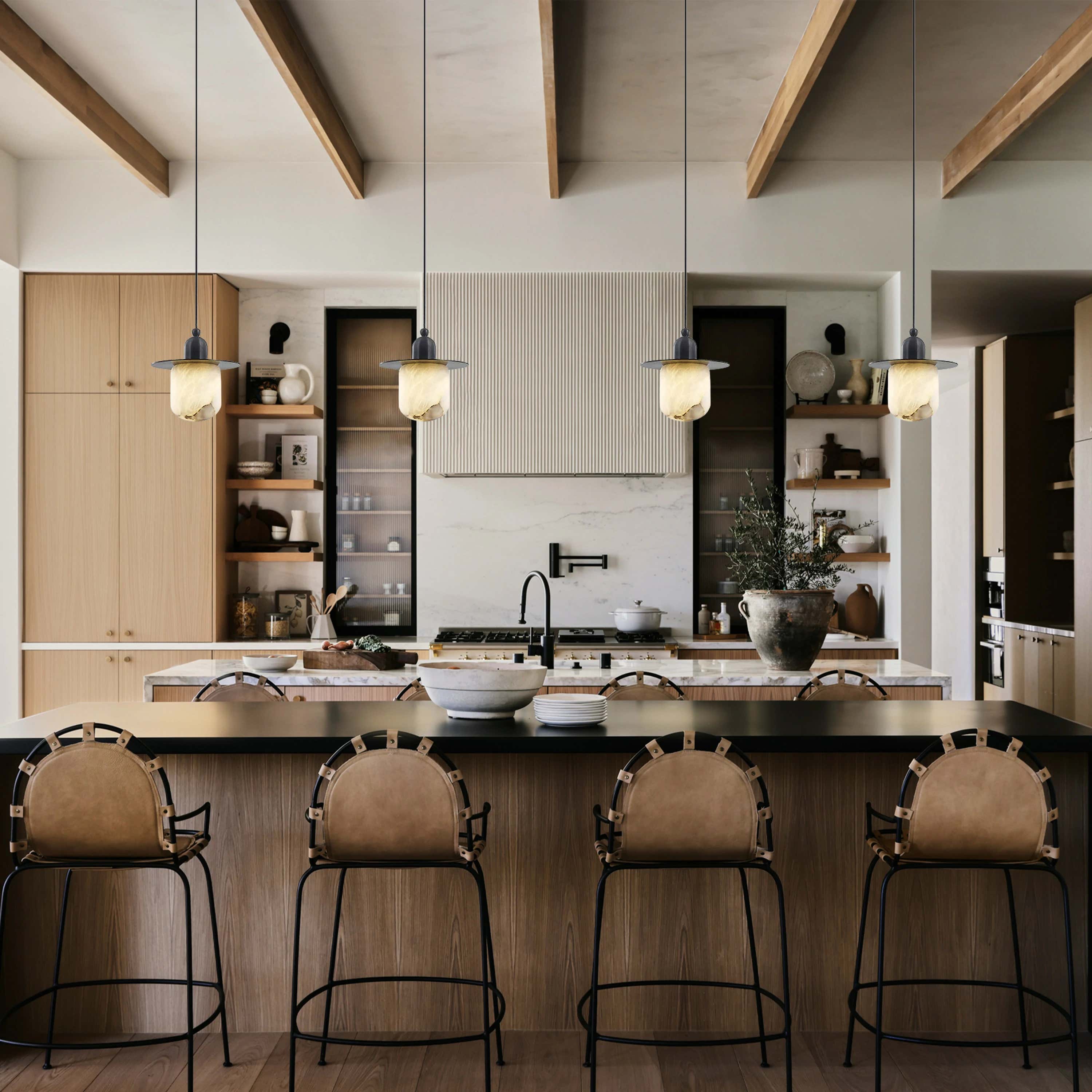 Bloom Alabaster Grace Pendant 15cm H