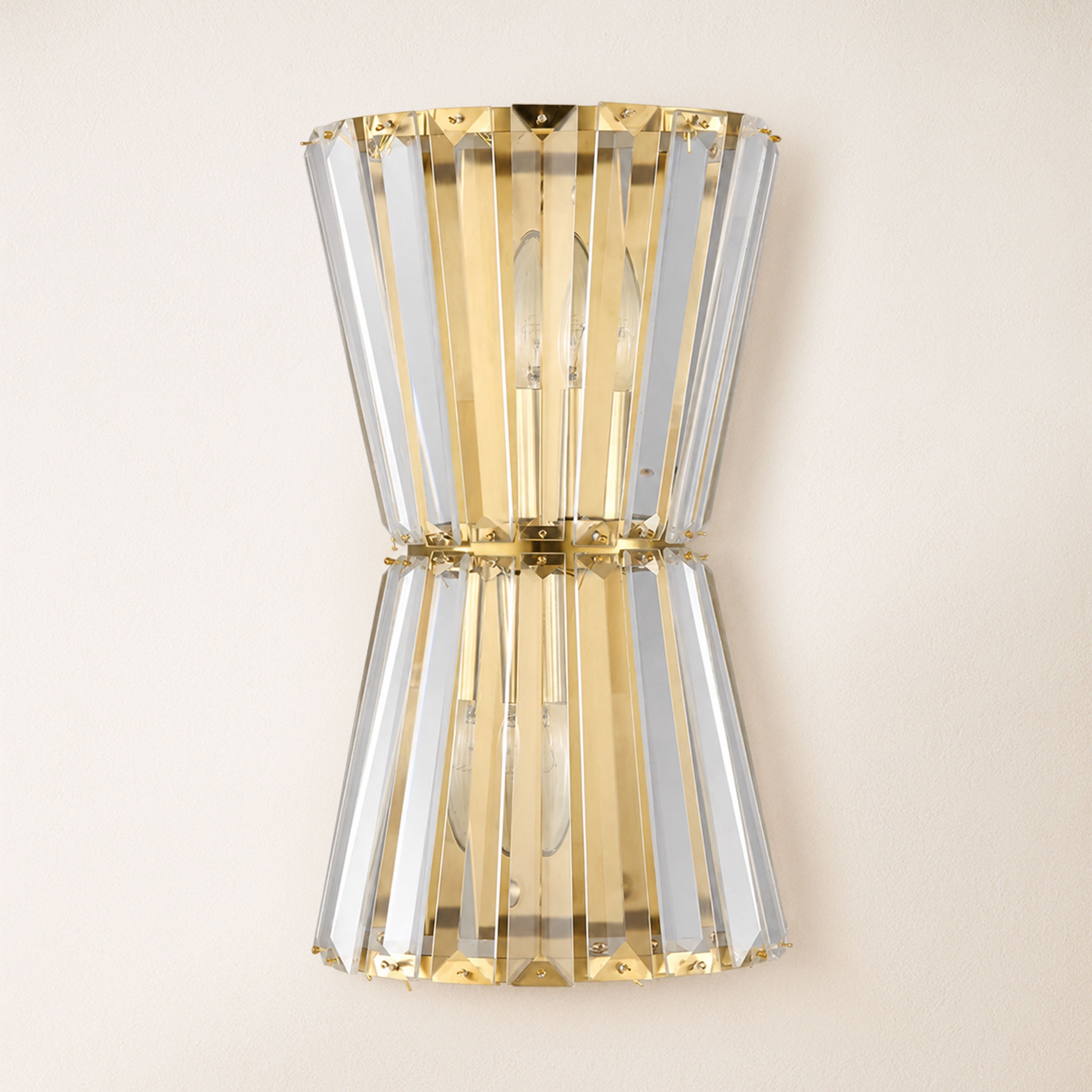 Lyrsolara Crystal Wall Sconce