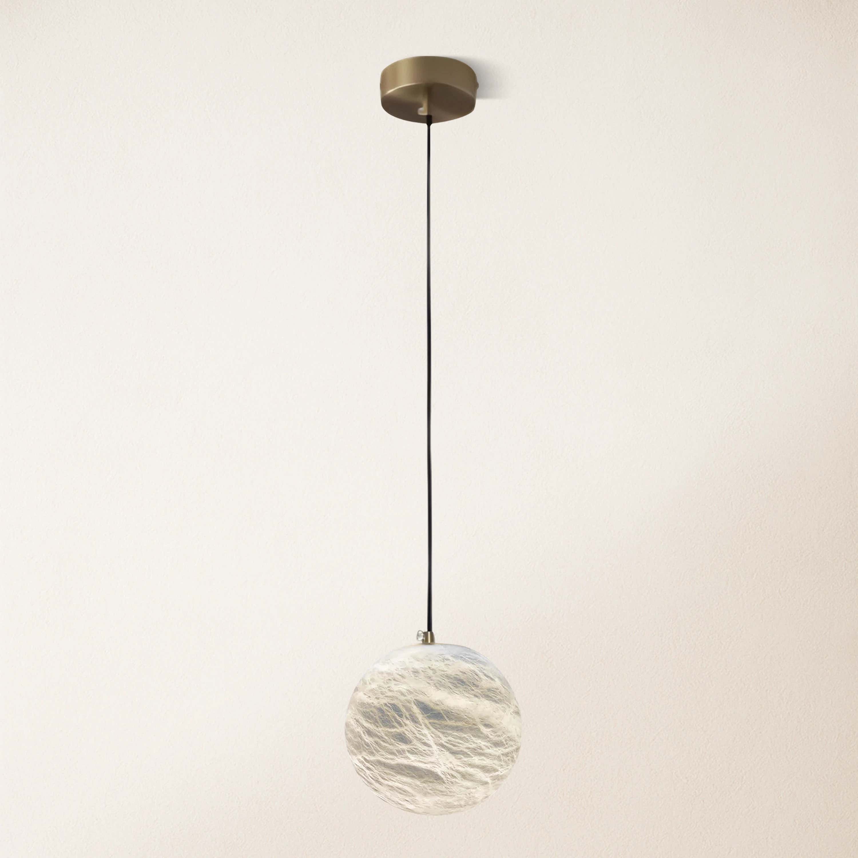 Nami Alabaster Global Ball Pendant Light 18cm D