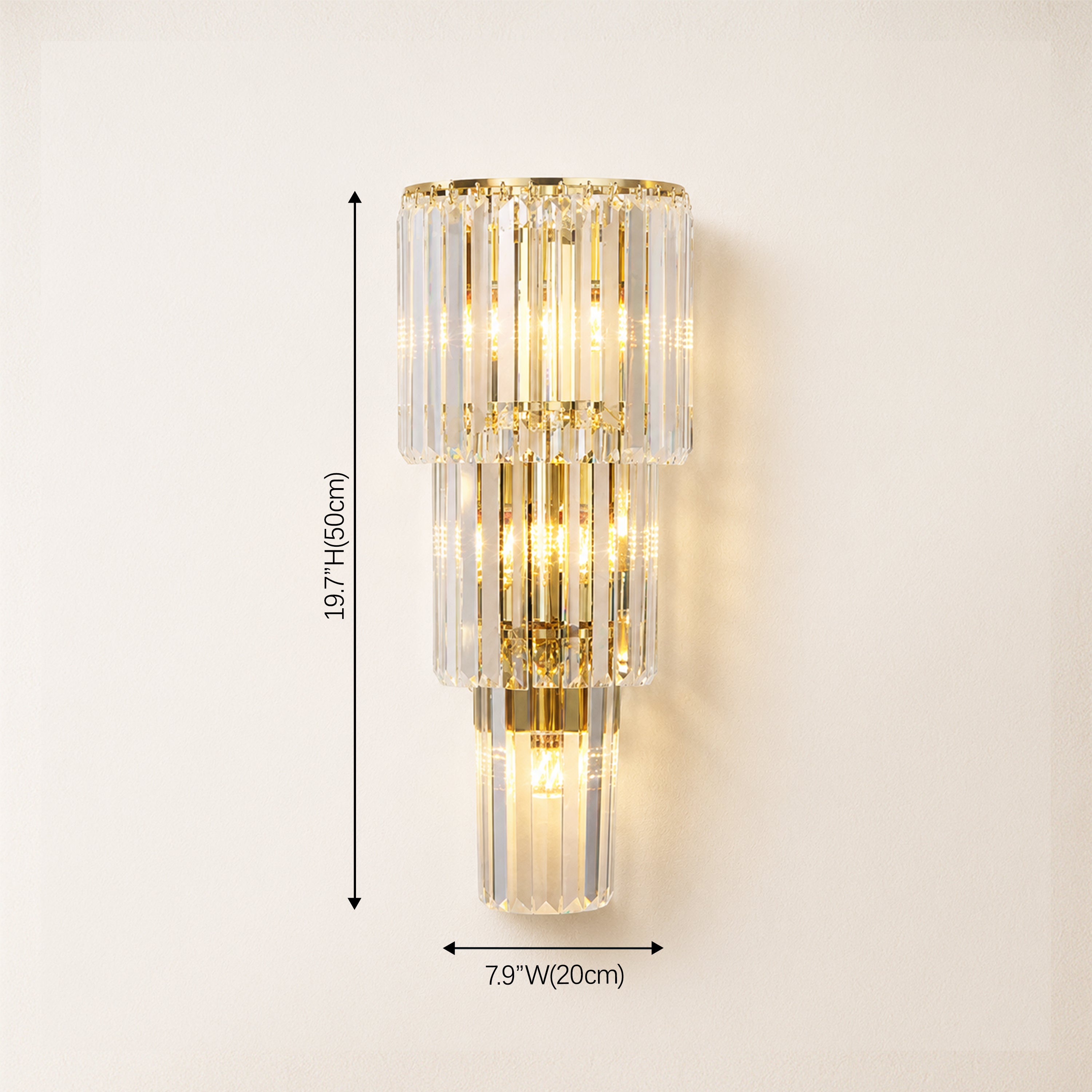 Elira Crystal Wall Lamp
