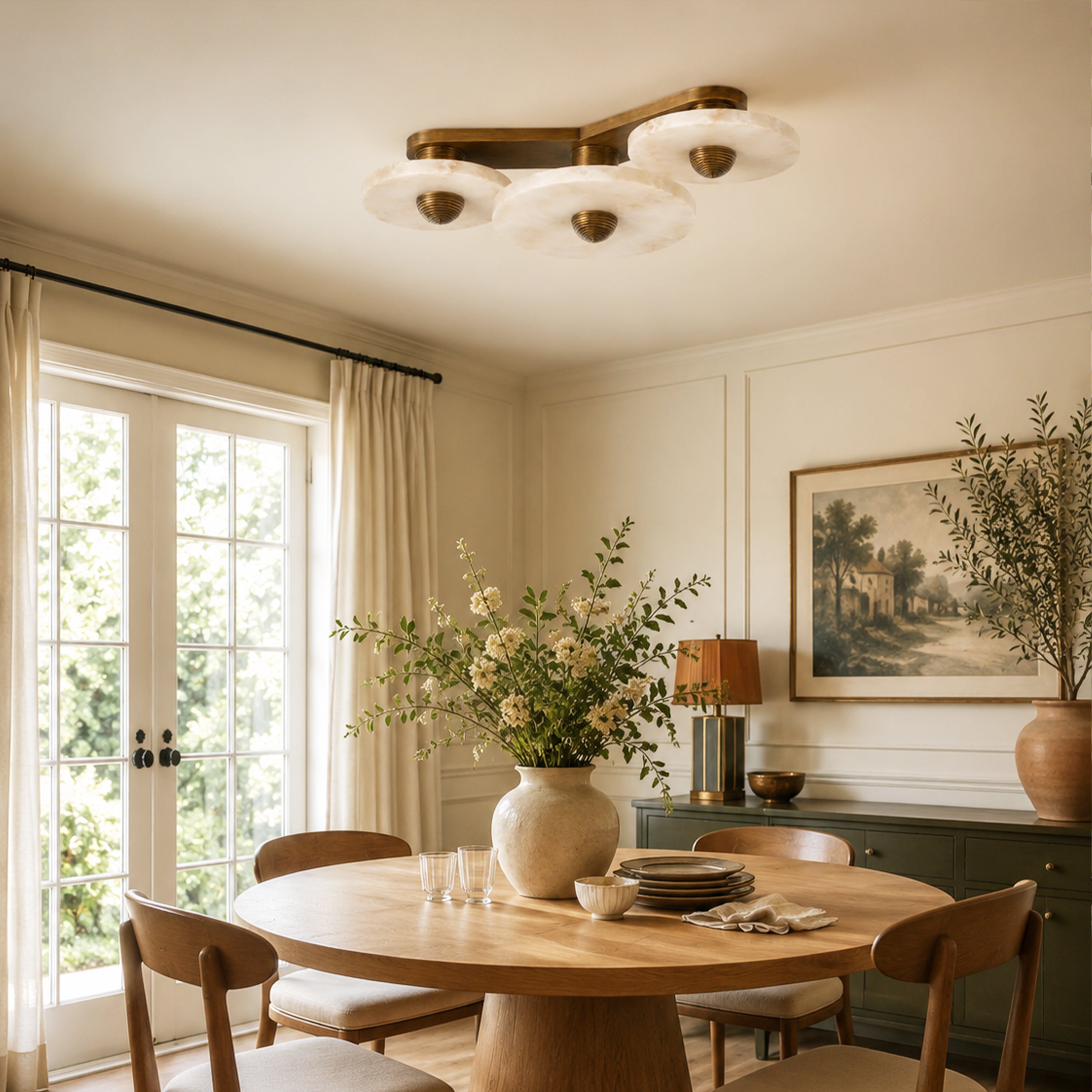 Miles Alabaster Multi-Lights Wall Sconce