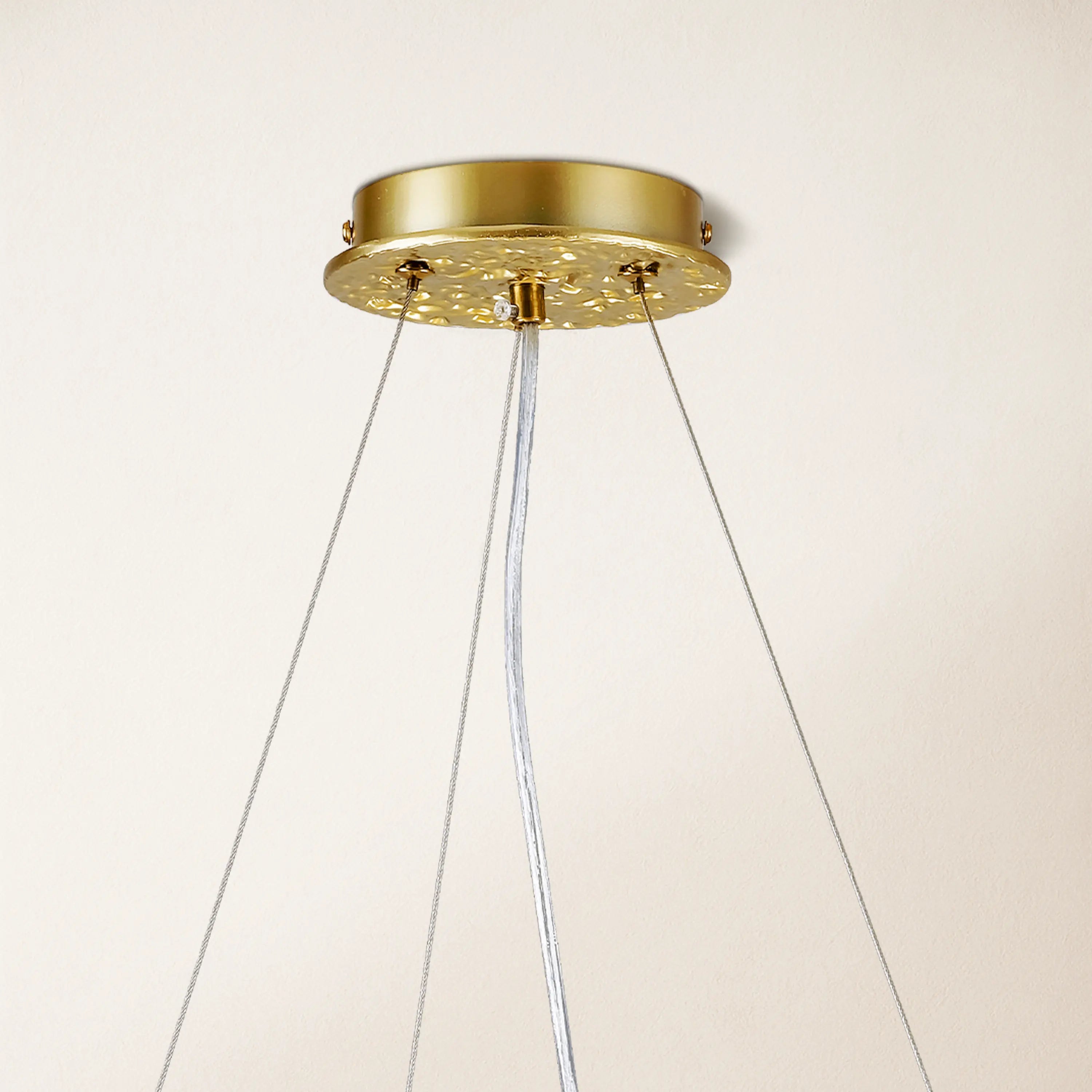 Lustre Branches Crystal Round Chandelier for All Rooms 76cm