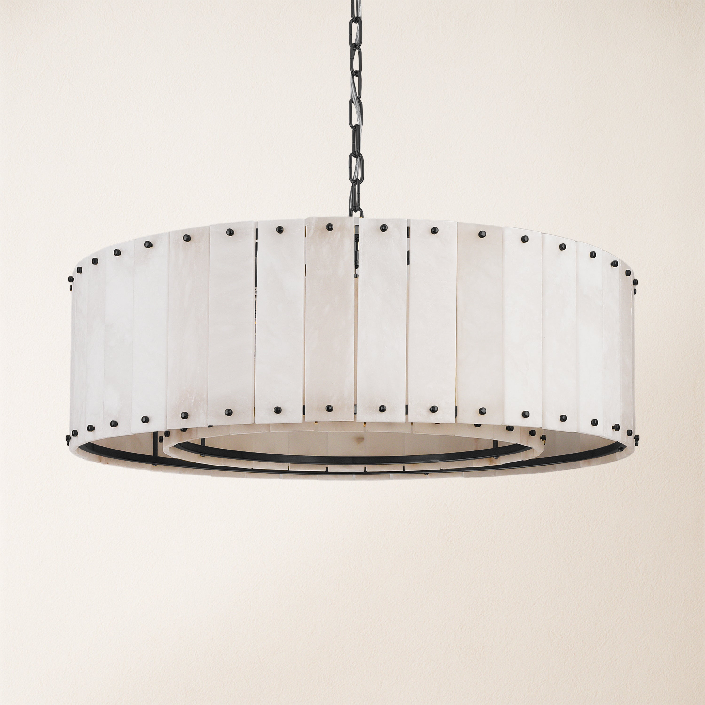 Nivislight Alabaster Round Chandelier 60.9cm
