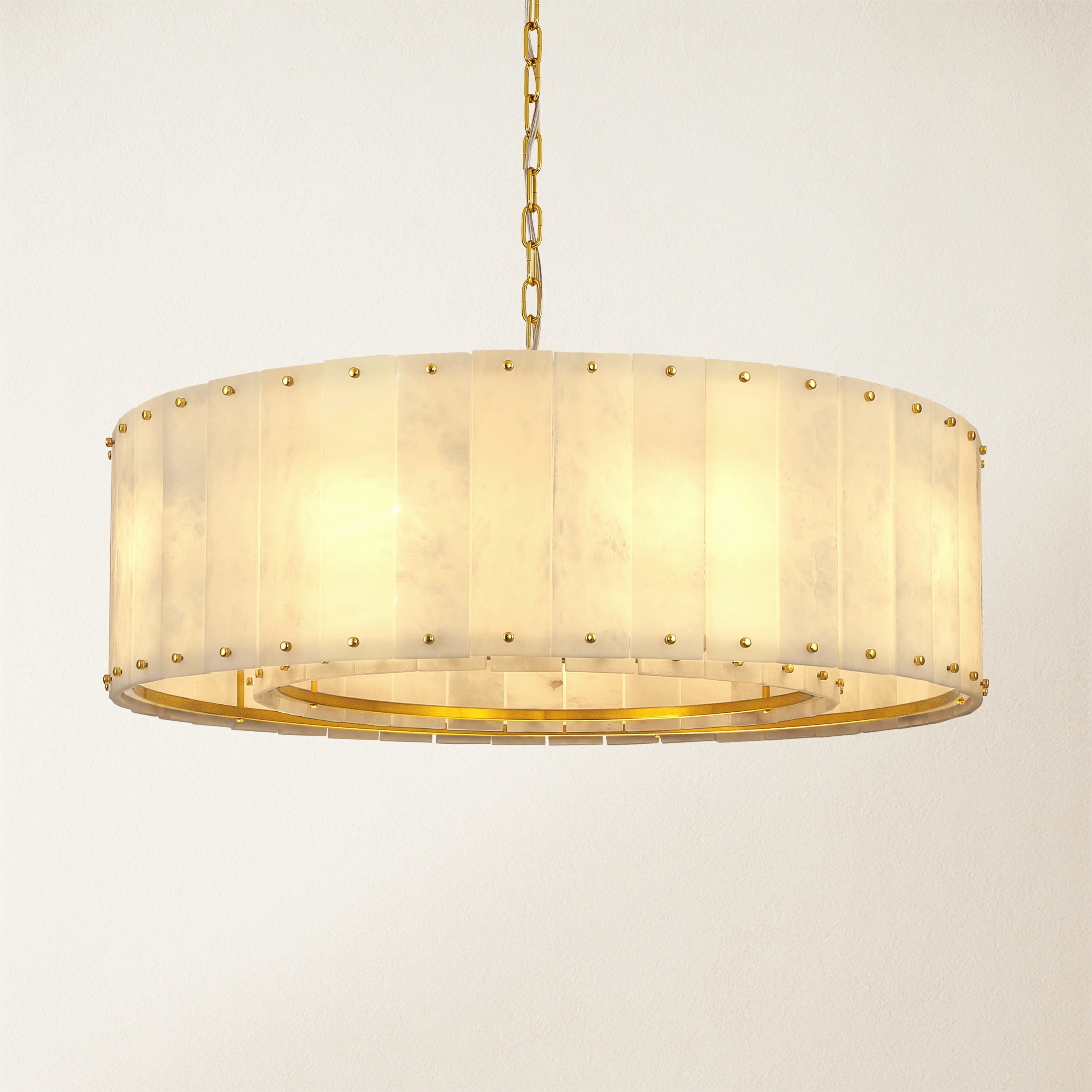 Nivislight Alabaster Round Chandelier 60.9cm