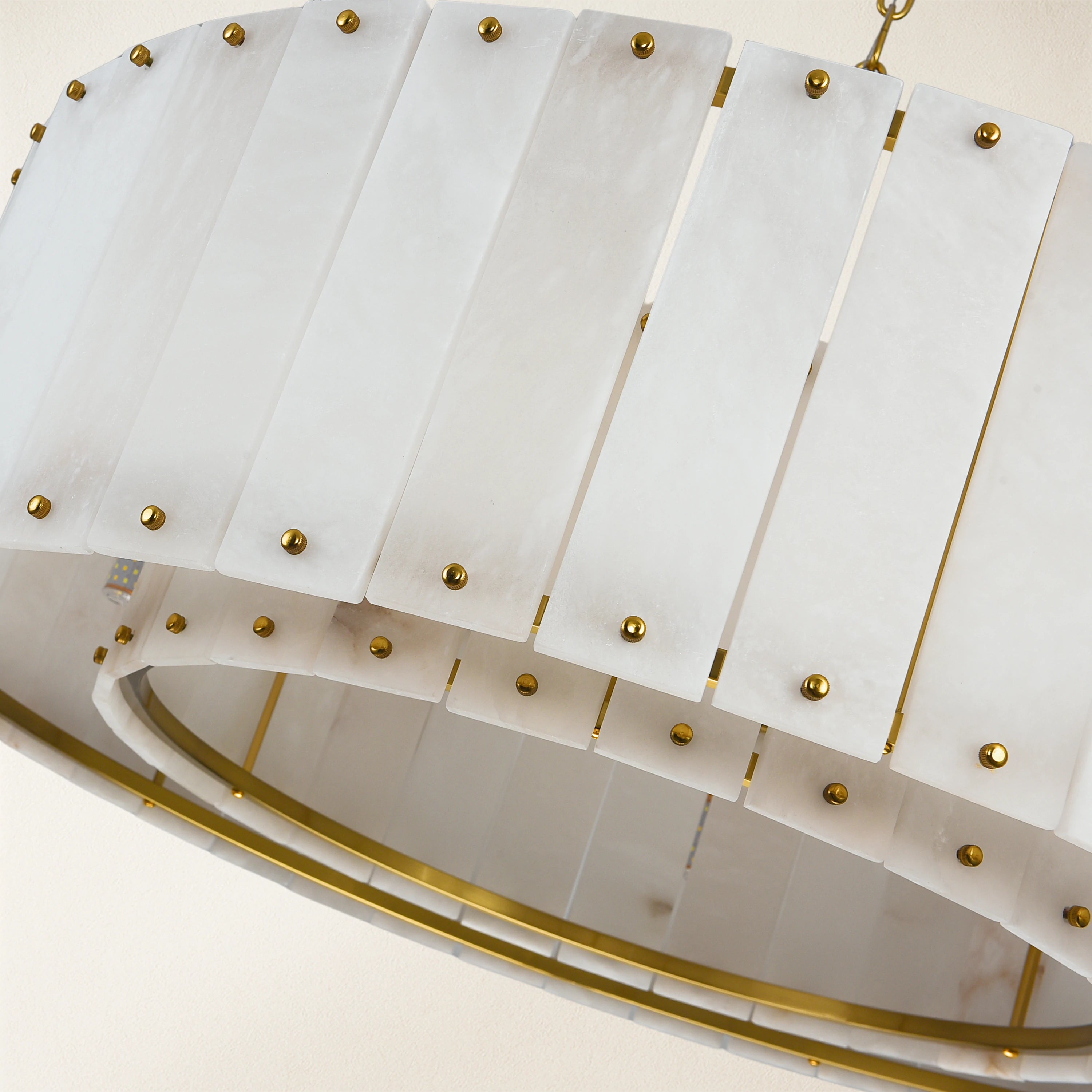 Nivislight Alabaster Round Chandelier 60.9cm