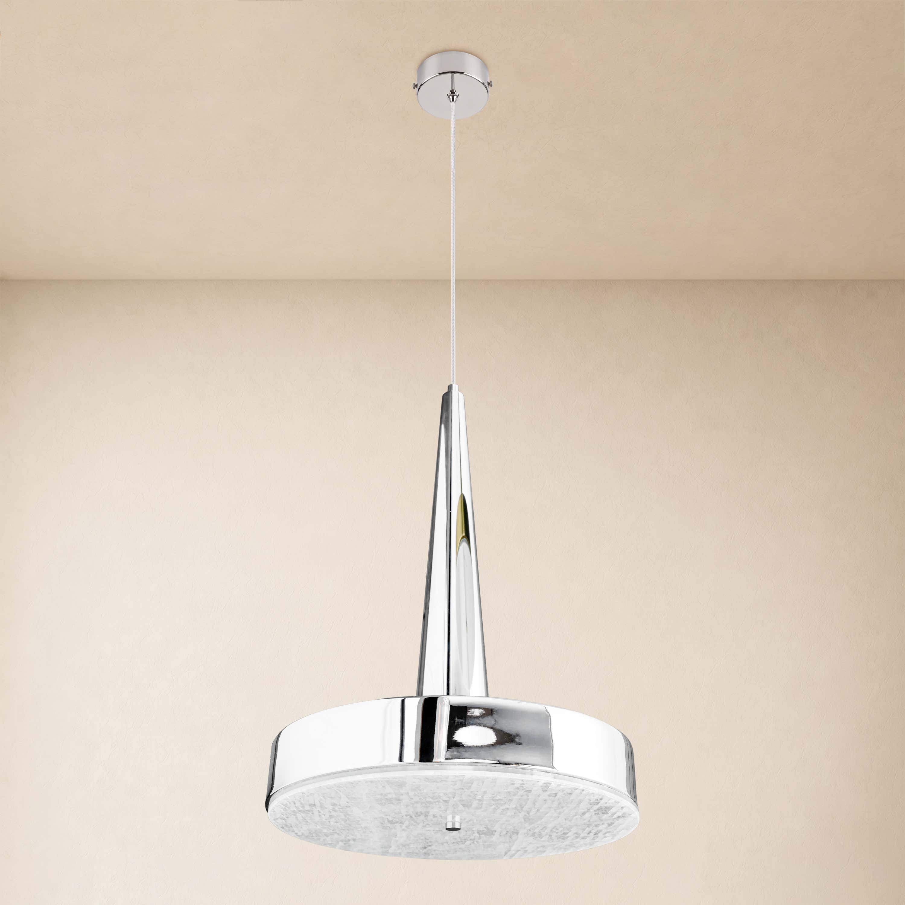 Pietra Lume White Marble Cone Pendant 14"D