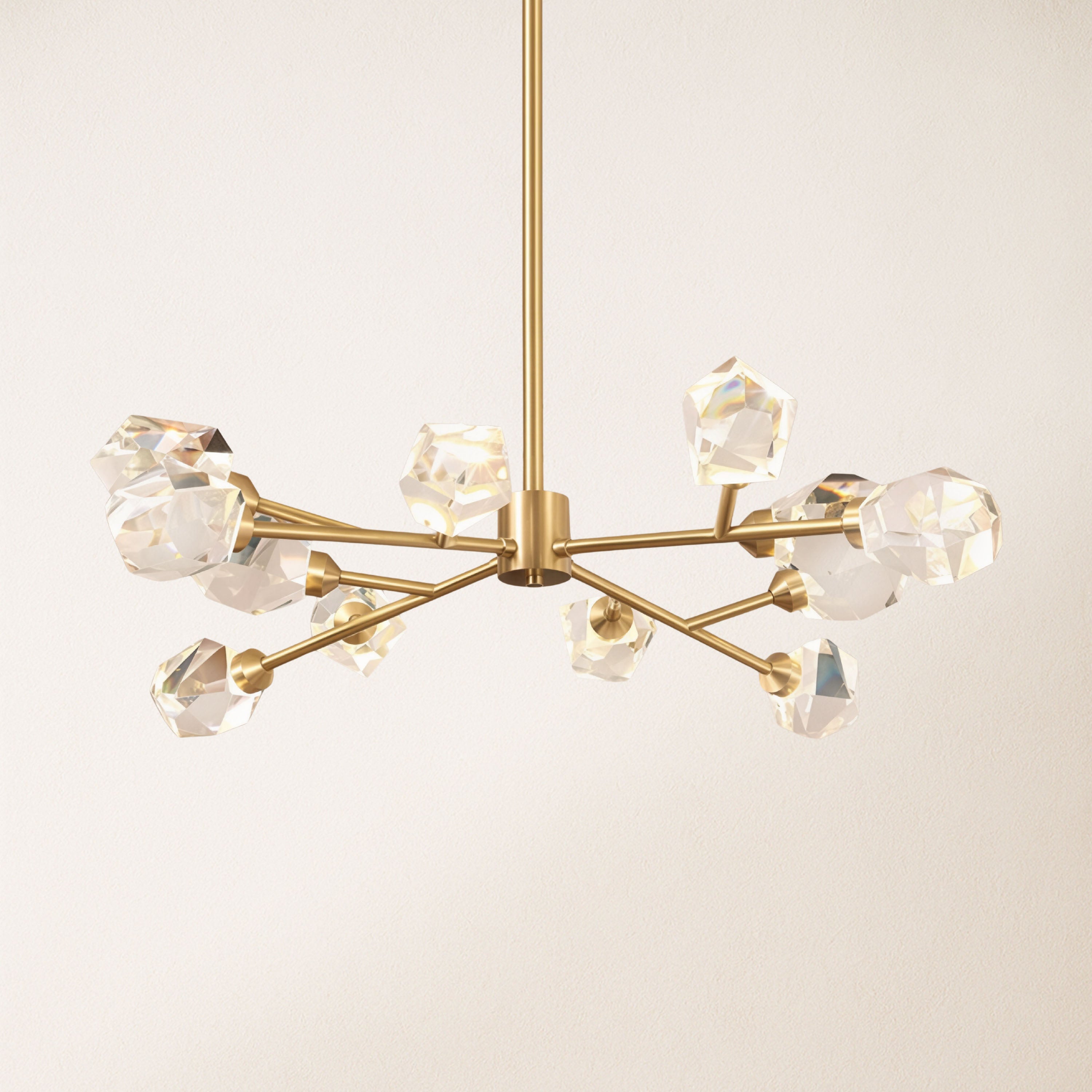 Aurelium Nova Crystal Linear Chandelier