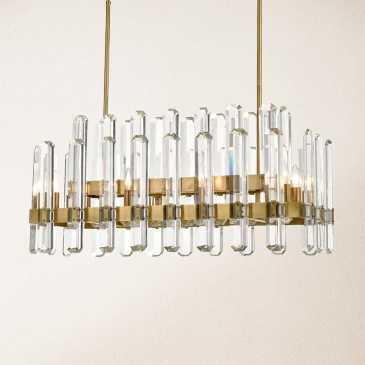 Clarion Rectangular Chandelier 91 cm L