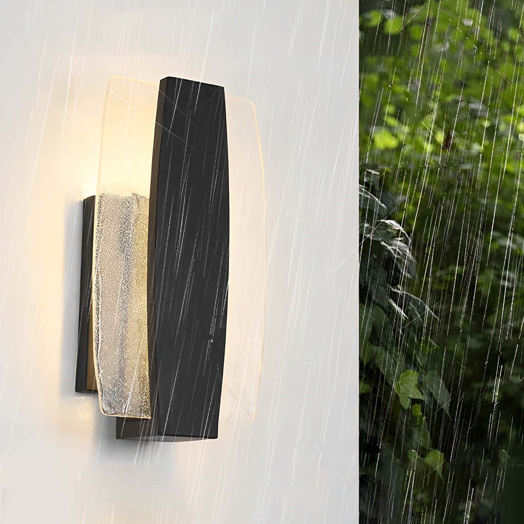 Luxshell Bubbles Glass Outdoor Wall Light