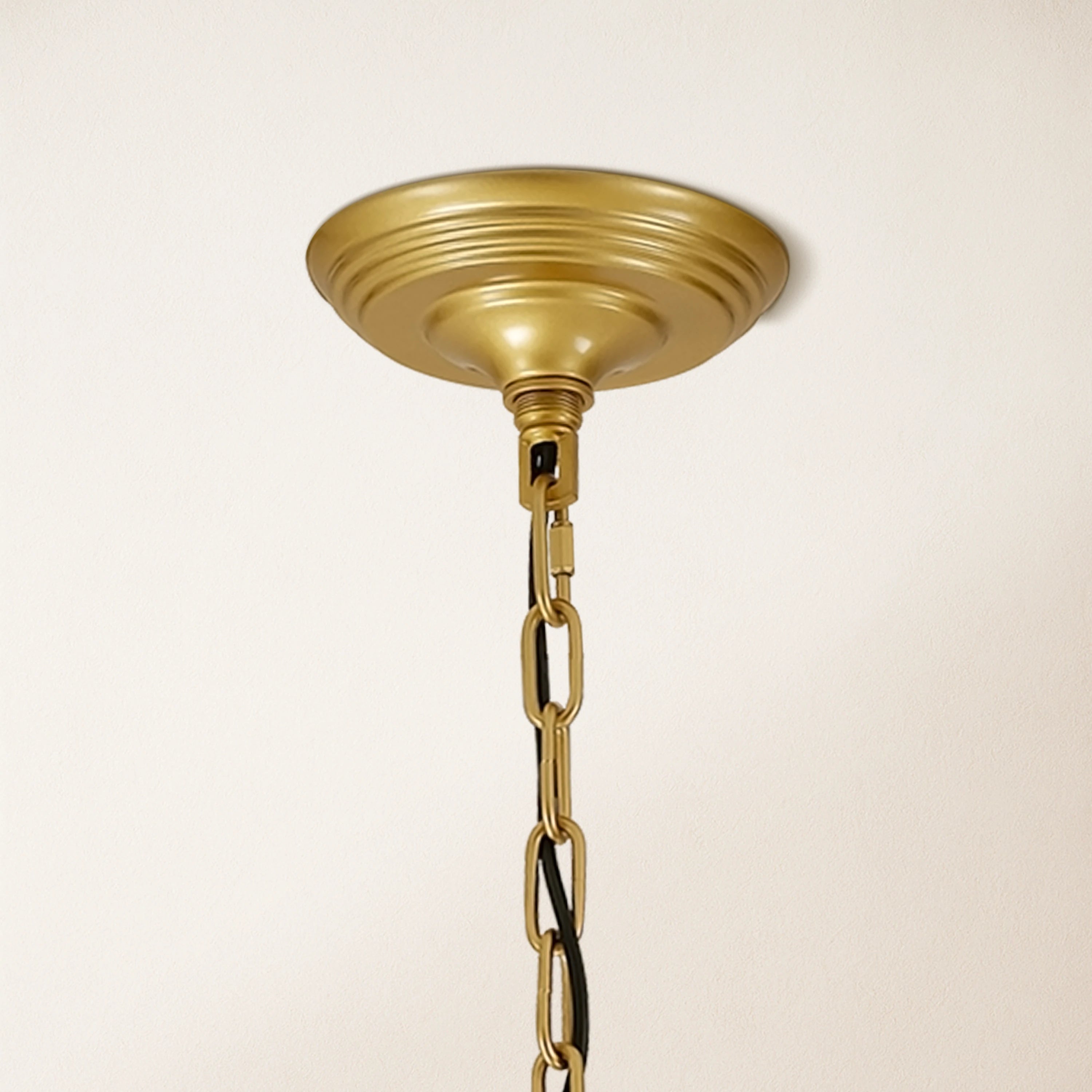 Wagon Wheel Candle Round Chandelier 163cm