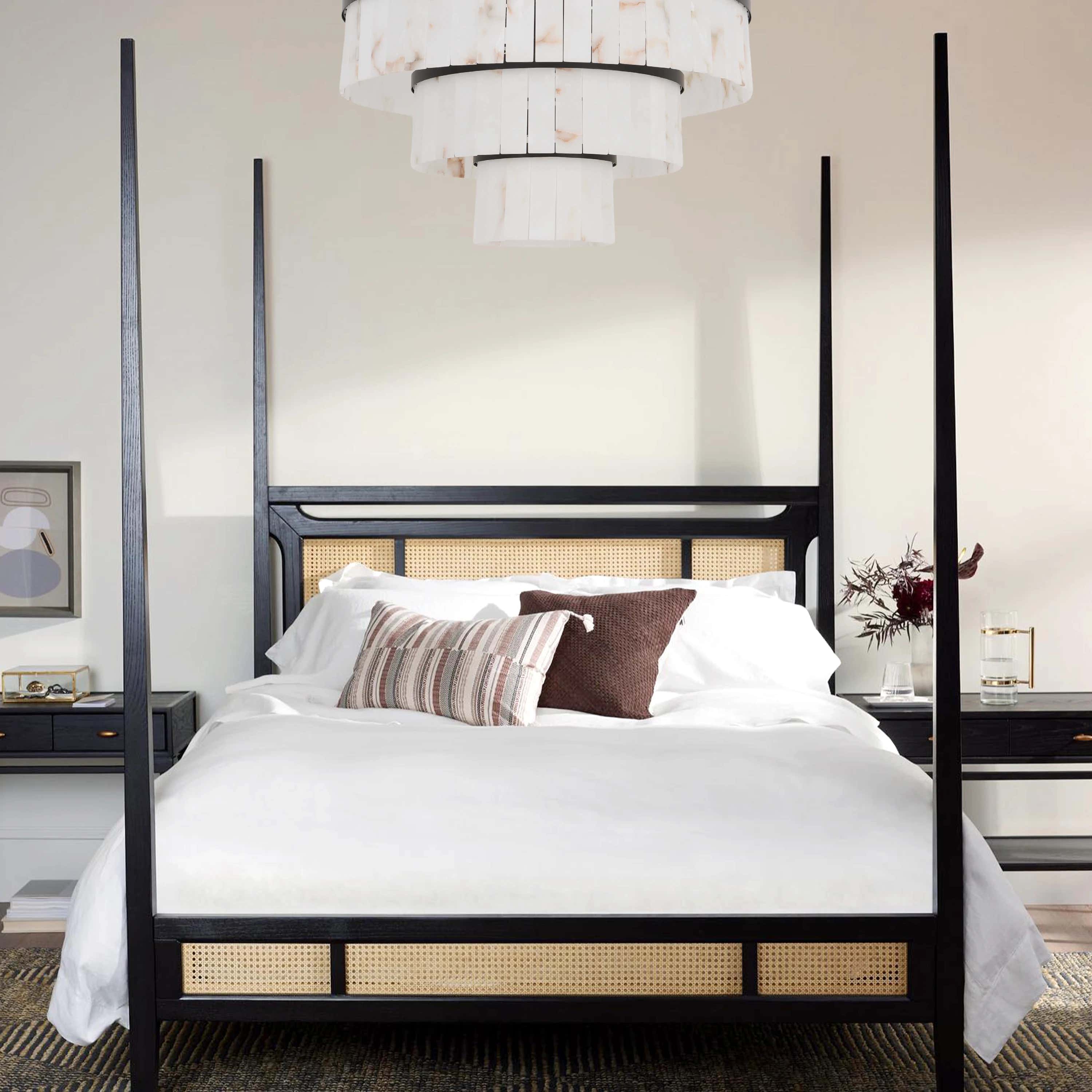 Solmare Alabaster Round Chandelier 34"