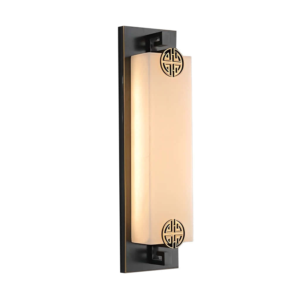 Glimmermist Copper LED Outdoor Wall Light