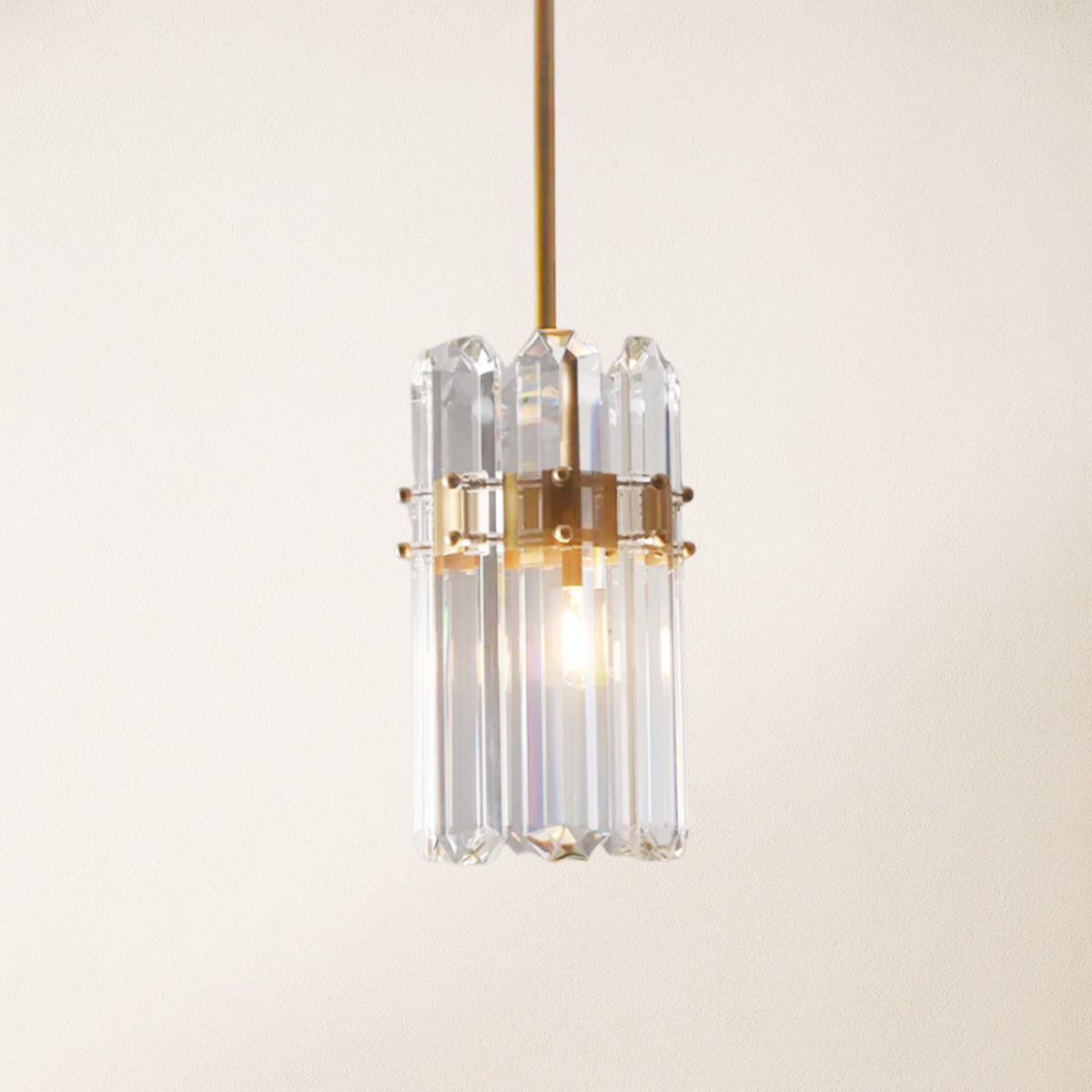 Ruby Crystal Pendant Kitchen Island Light 16.5 cm W