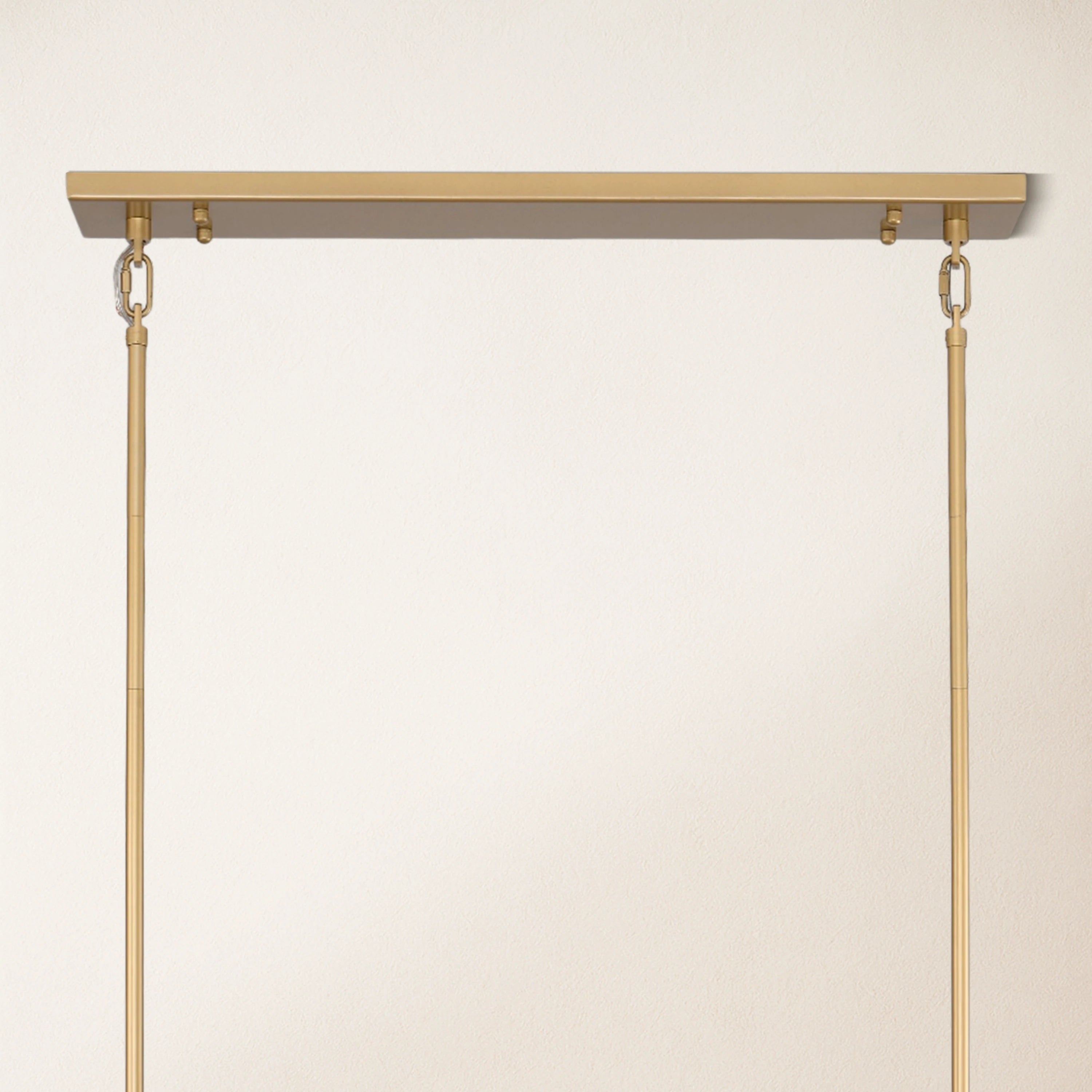 Vellum Rectangular Chandelier 59"W