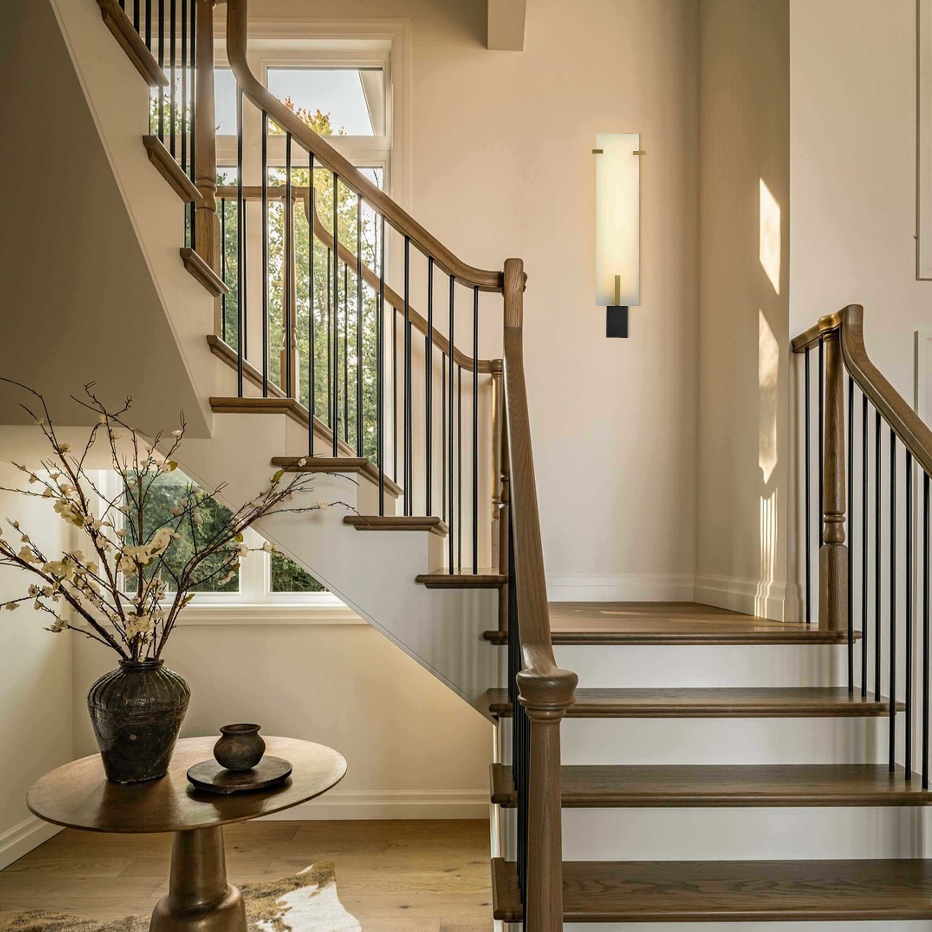 Janina Stable Alabaster Personality Wall Sconce 86.5cm H