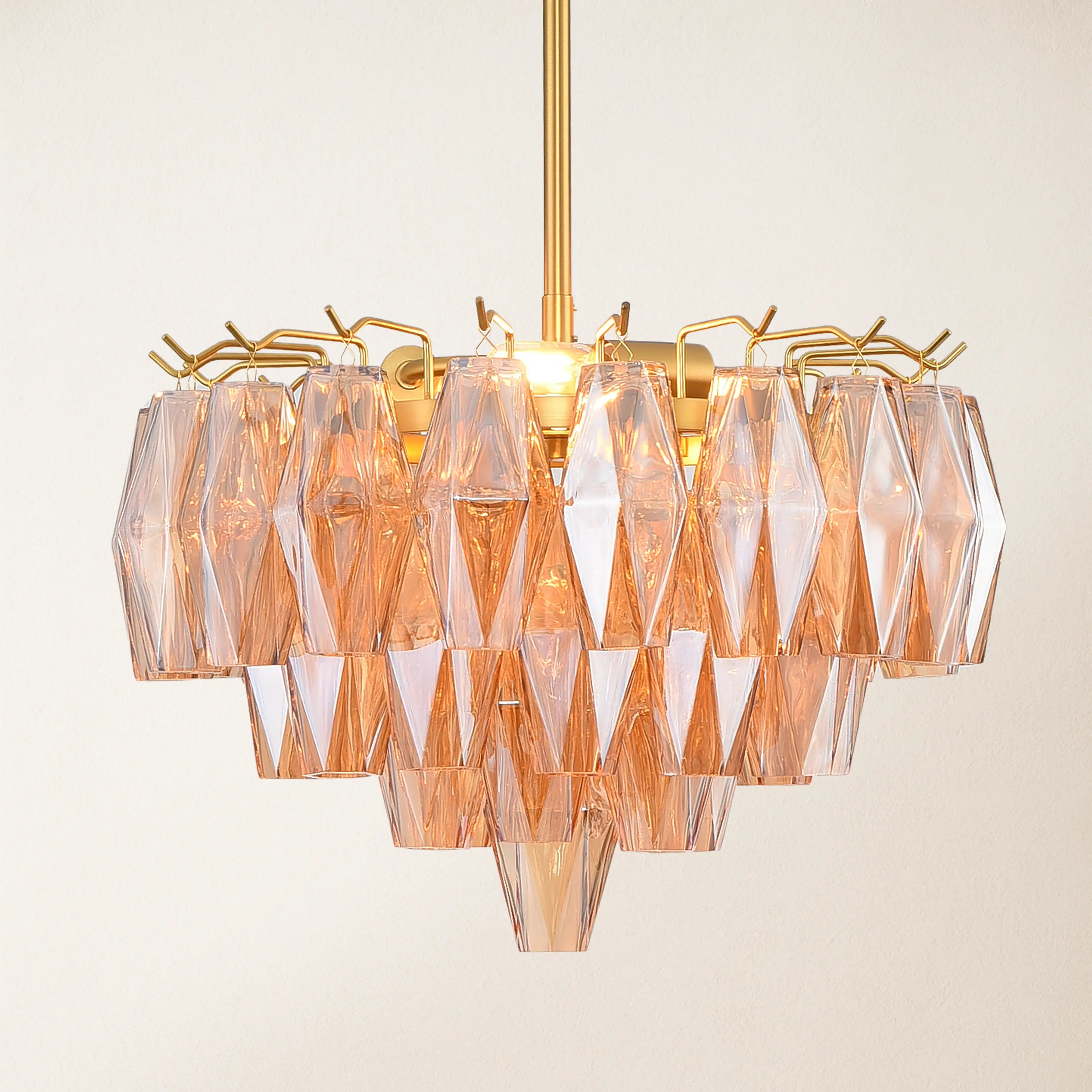Celestial Drop Glass Crystal Glass Chandelier 43cm D