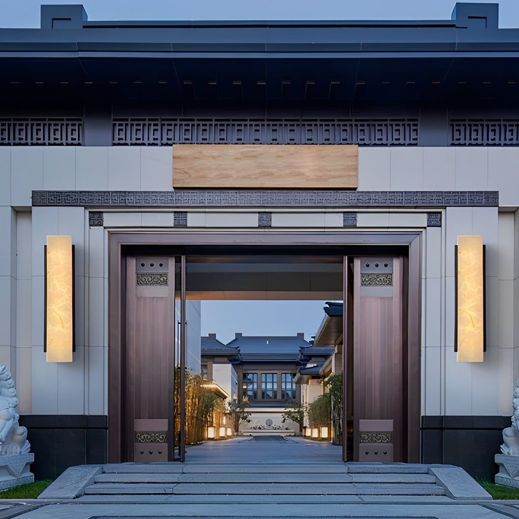 Petraglow Metal Rectangular Outdoor Wall Light