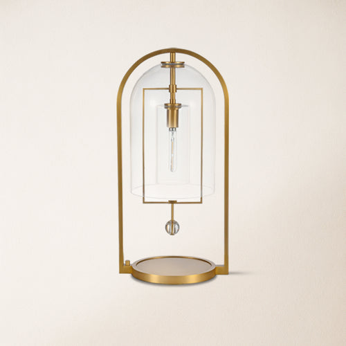 Bellhop Vintage Glass Table Lamp 53 cm H