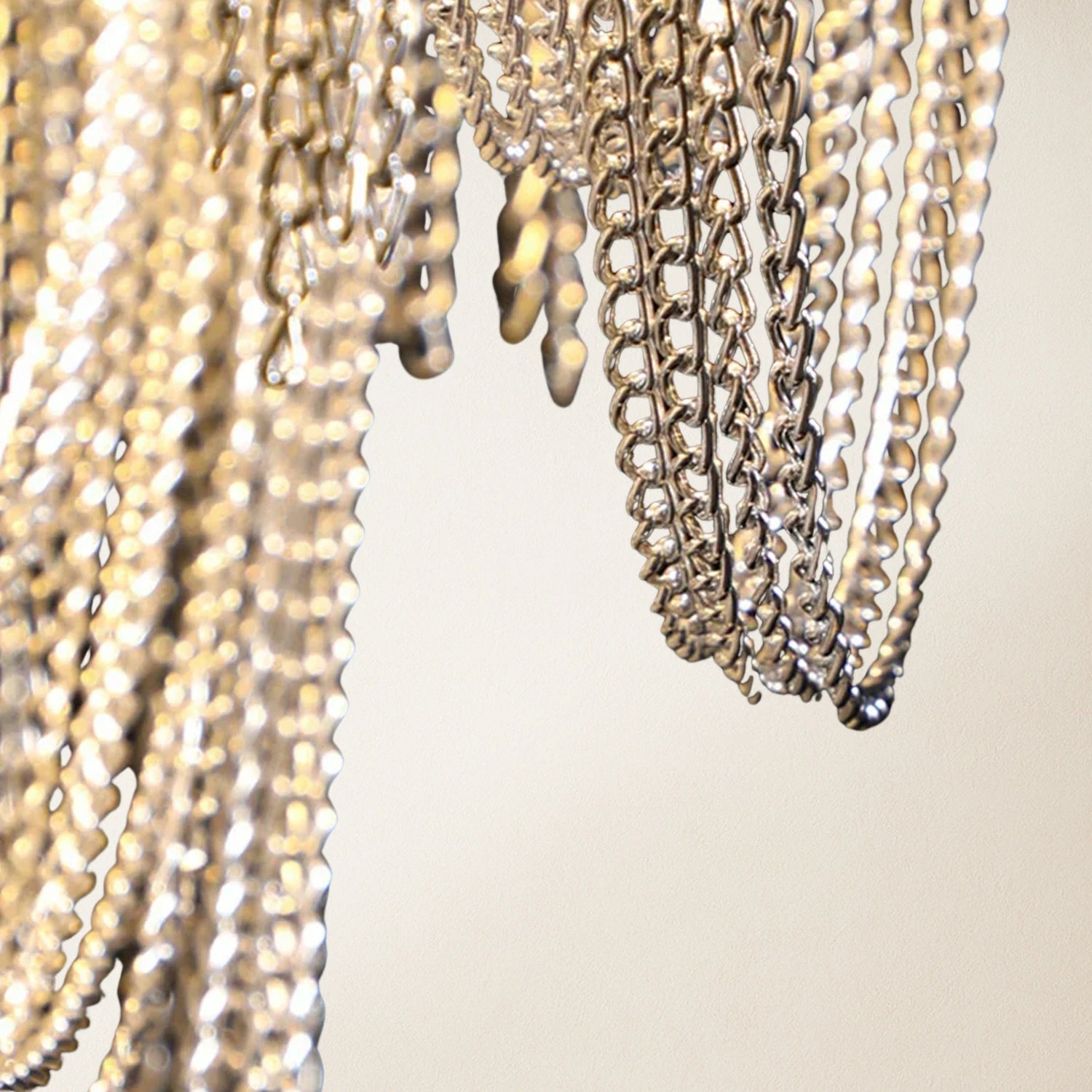 Teresa Cadena Chain Tassel Dining Room Chandelier 109cm W