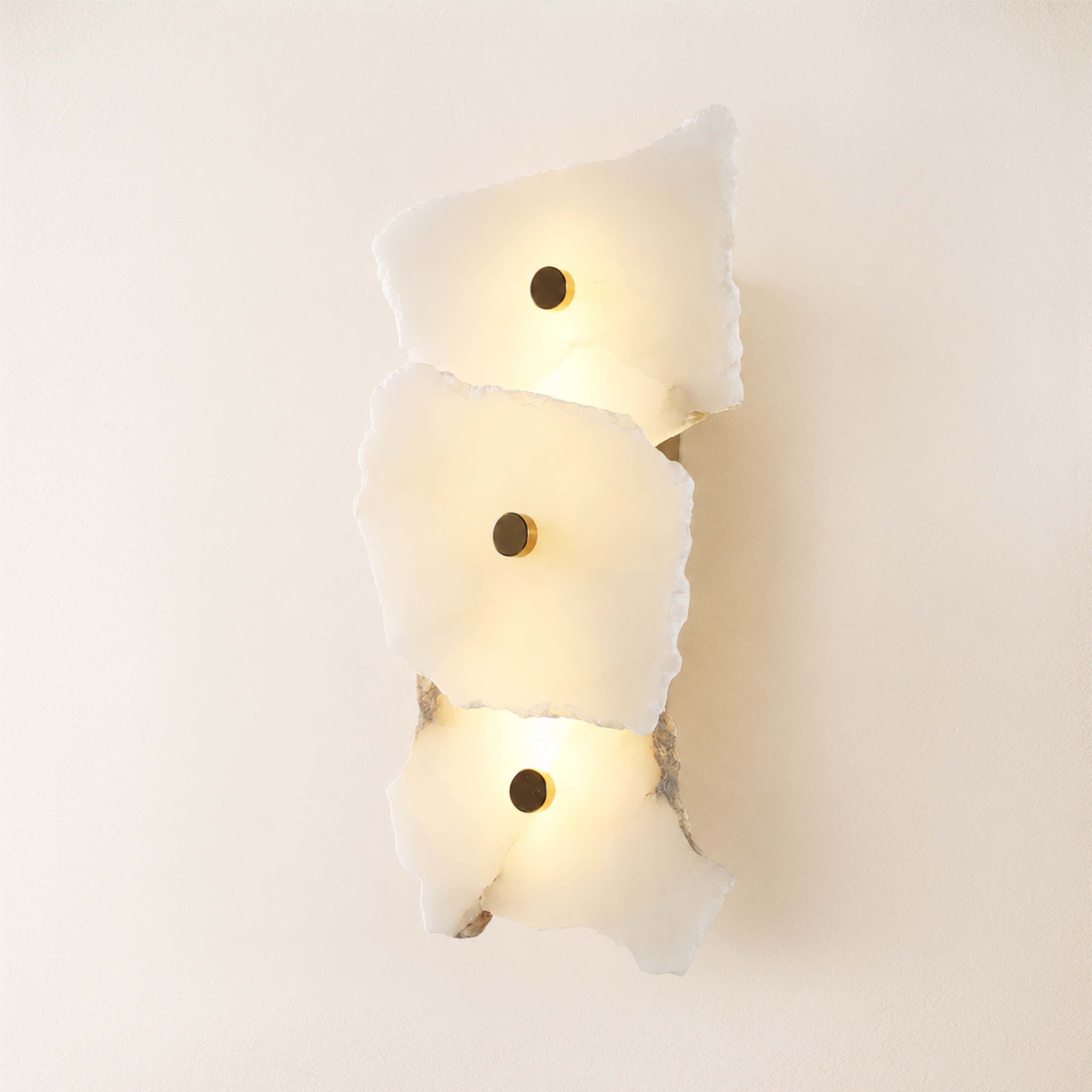 Arscelia Alabaster Linear Wall Sconce
