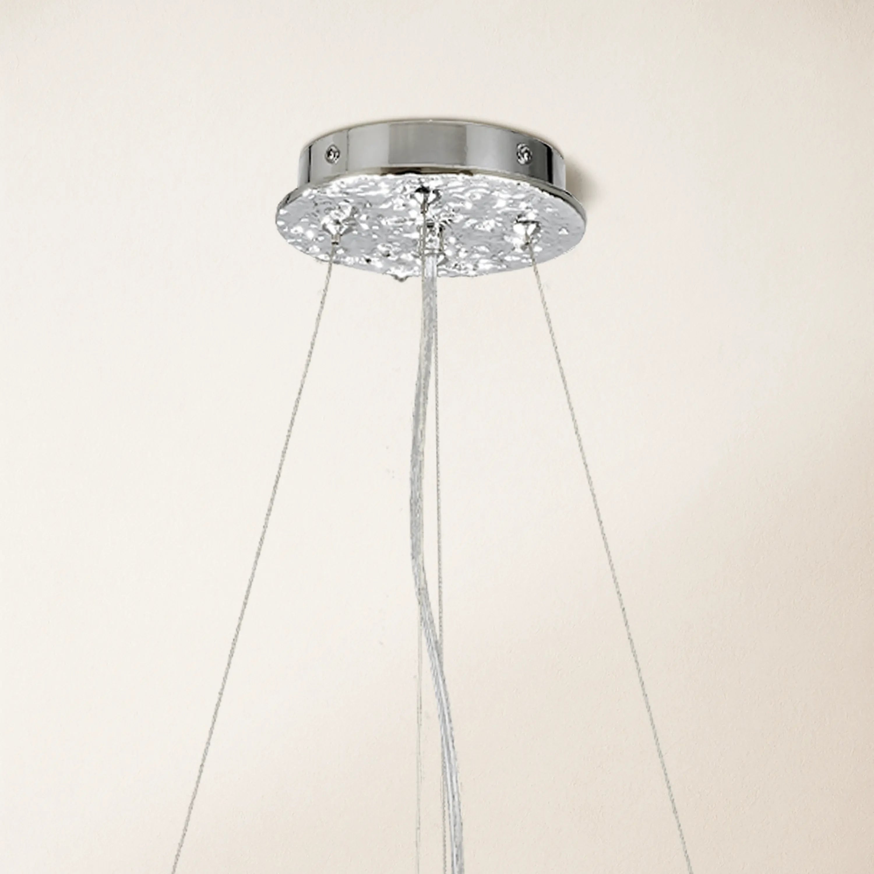 Lustre Branches Crystal Round Chandelier for All Rooms 102cm