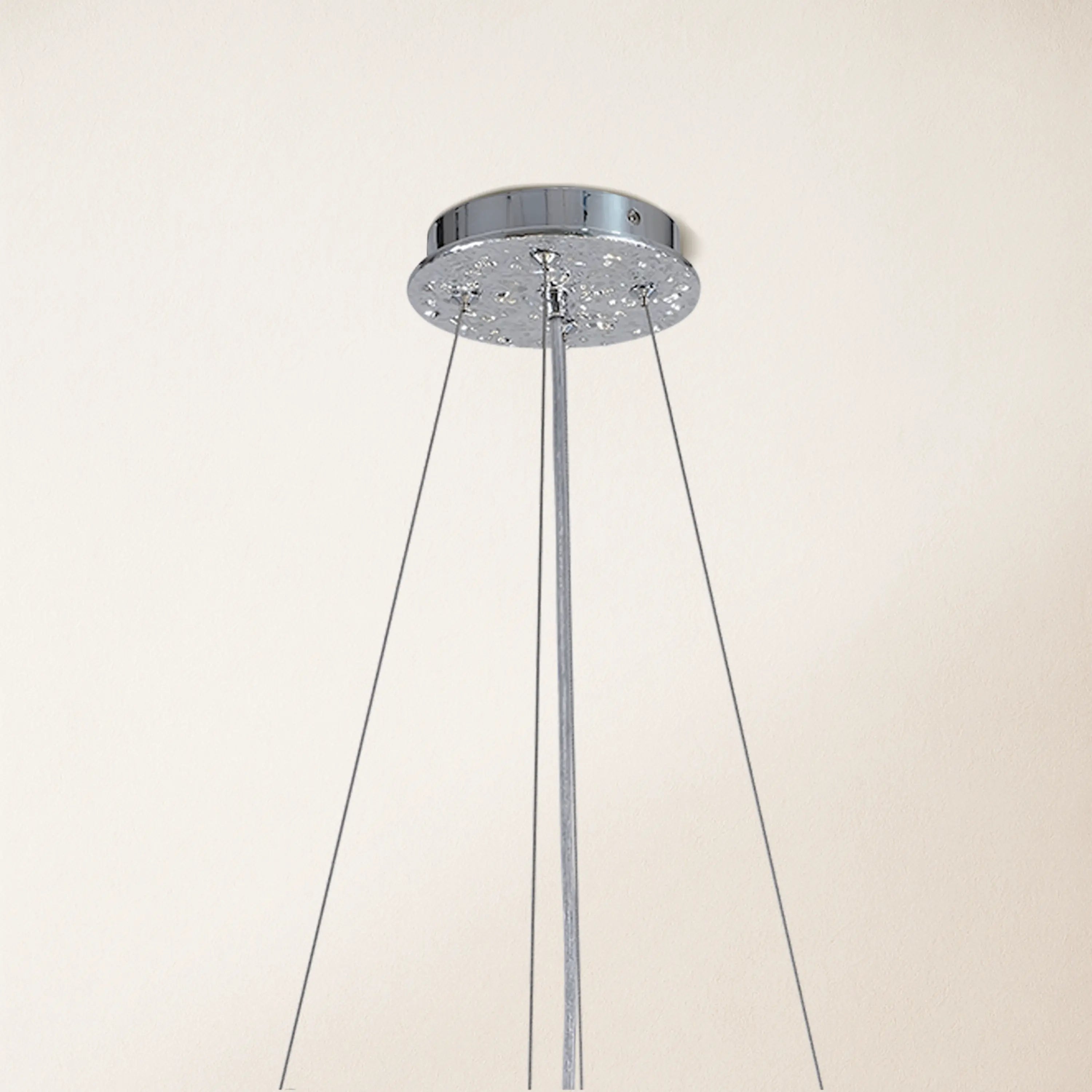 Frostleaf Crystal Cascade Branch Round Chandelier 102cm