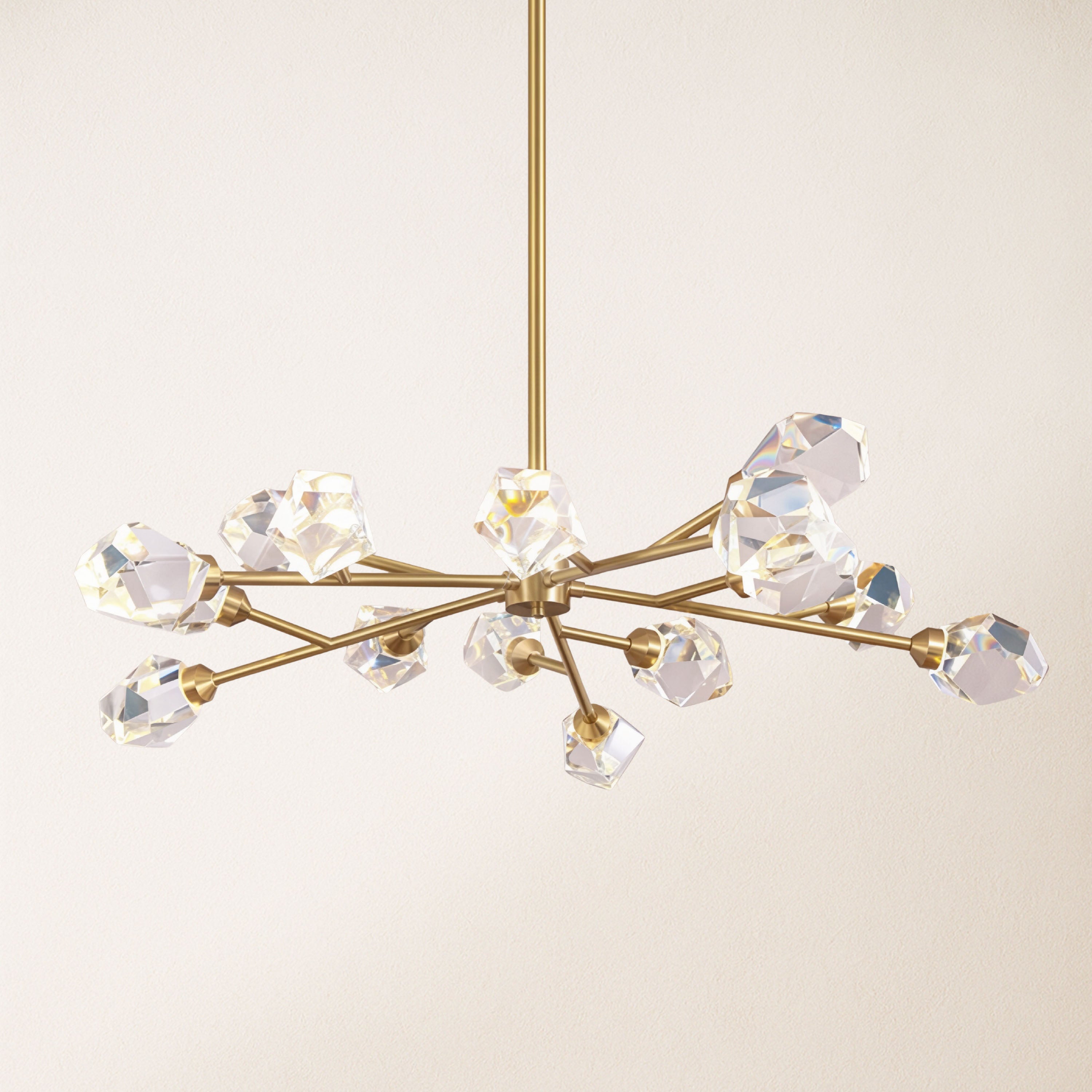 Aurelium Nova Crystal Linear Chandelier