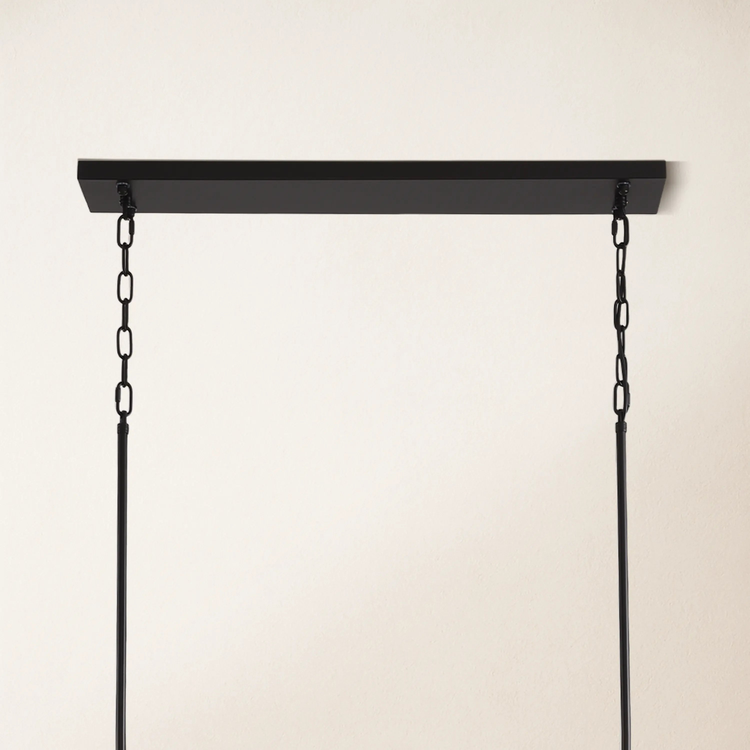 Ethereal Radiance Crystal Clear/Amber Rectangular Chandelier 109cm L