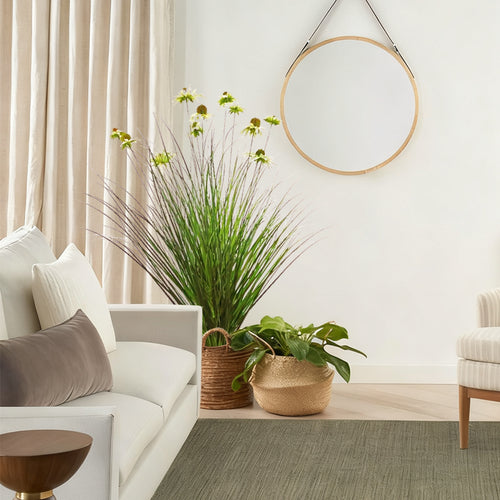 Artificial 11-Head Chrysanthemum Spray 120cm H