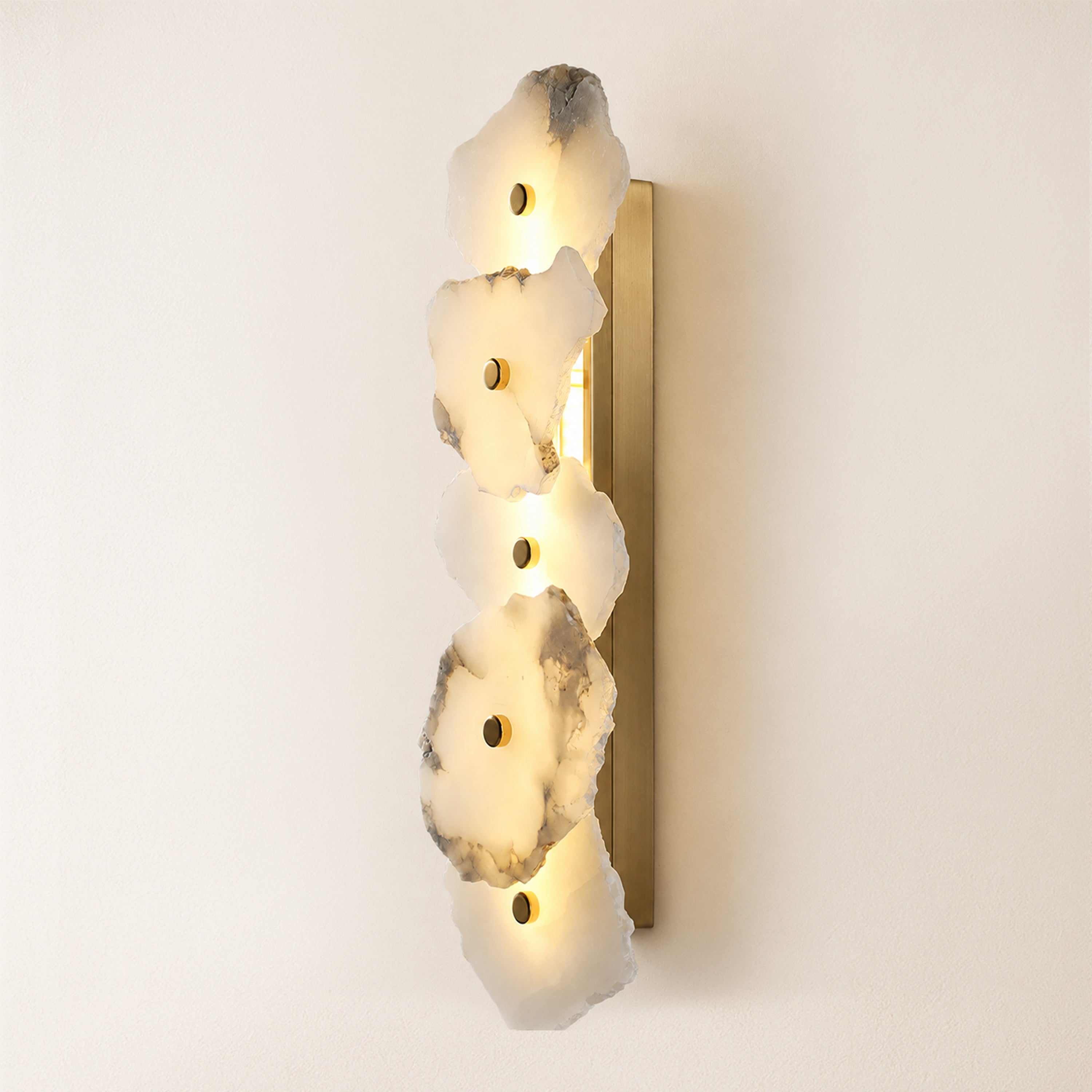 Arscelia Alabaster Linear Wall Sconce