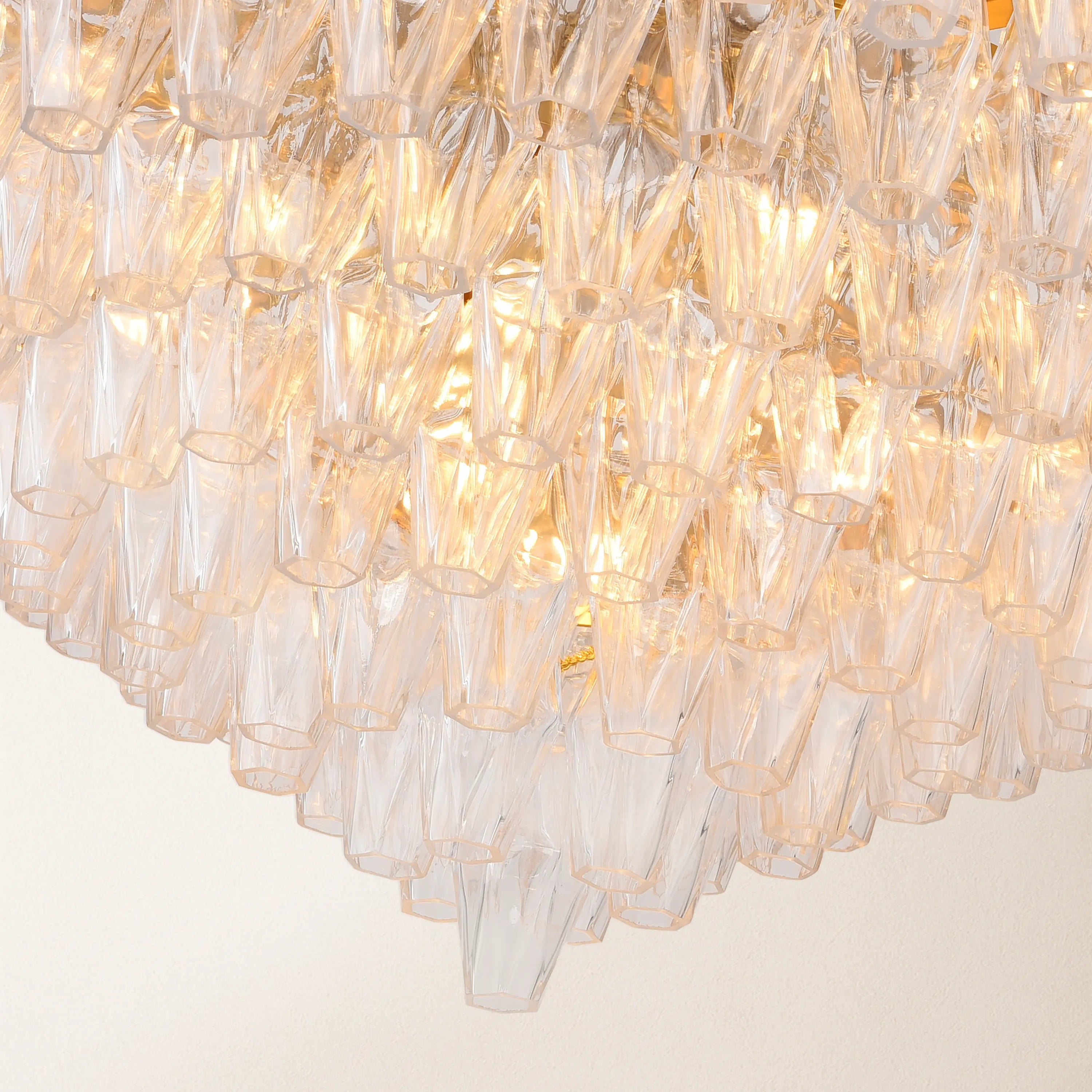 Celestial Drop Glass Crystal Glass Chandelier 122cm D