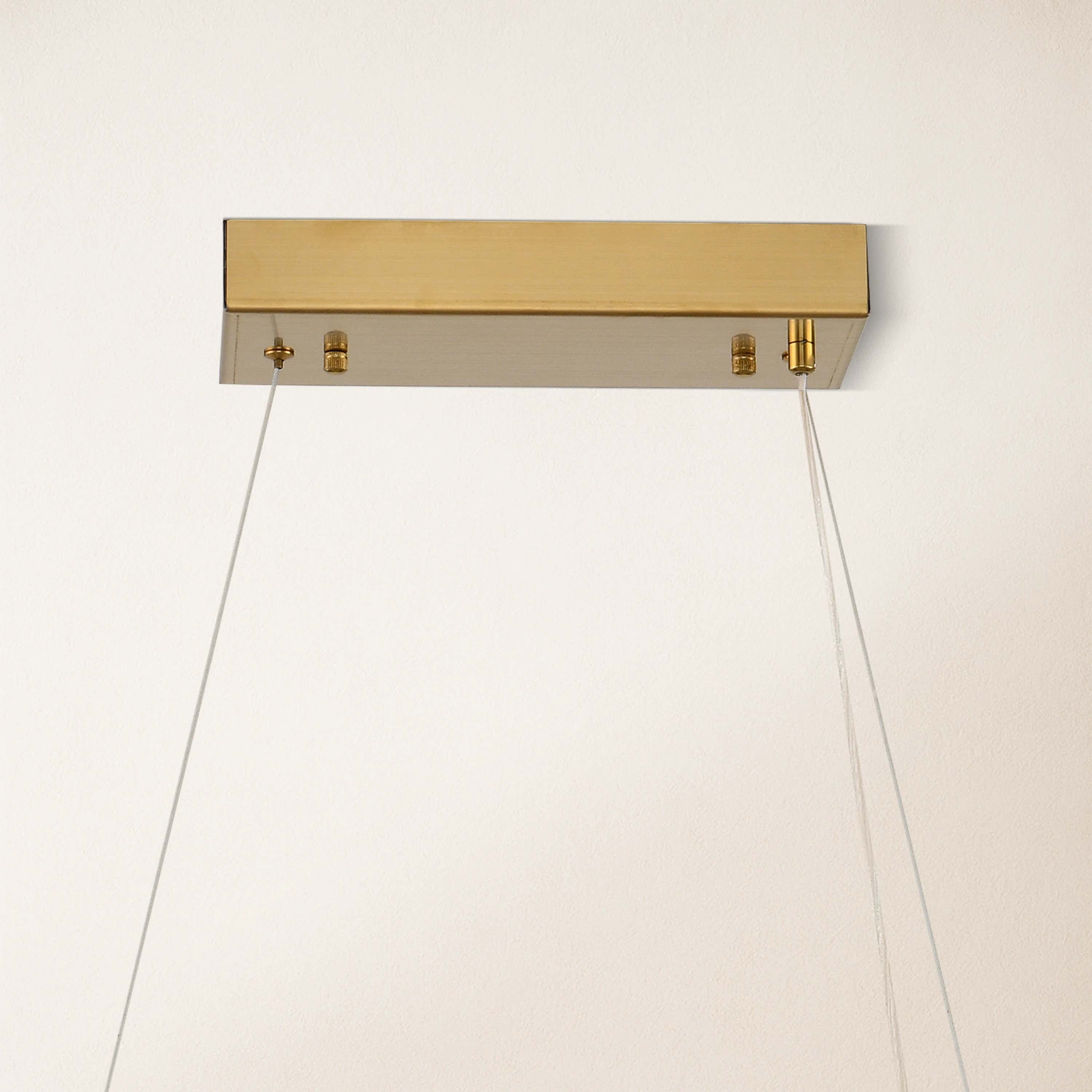 Vetro Prism Crystal Rectangular Chandelier 120cm L