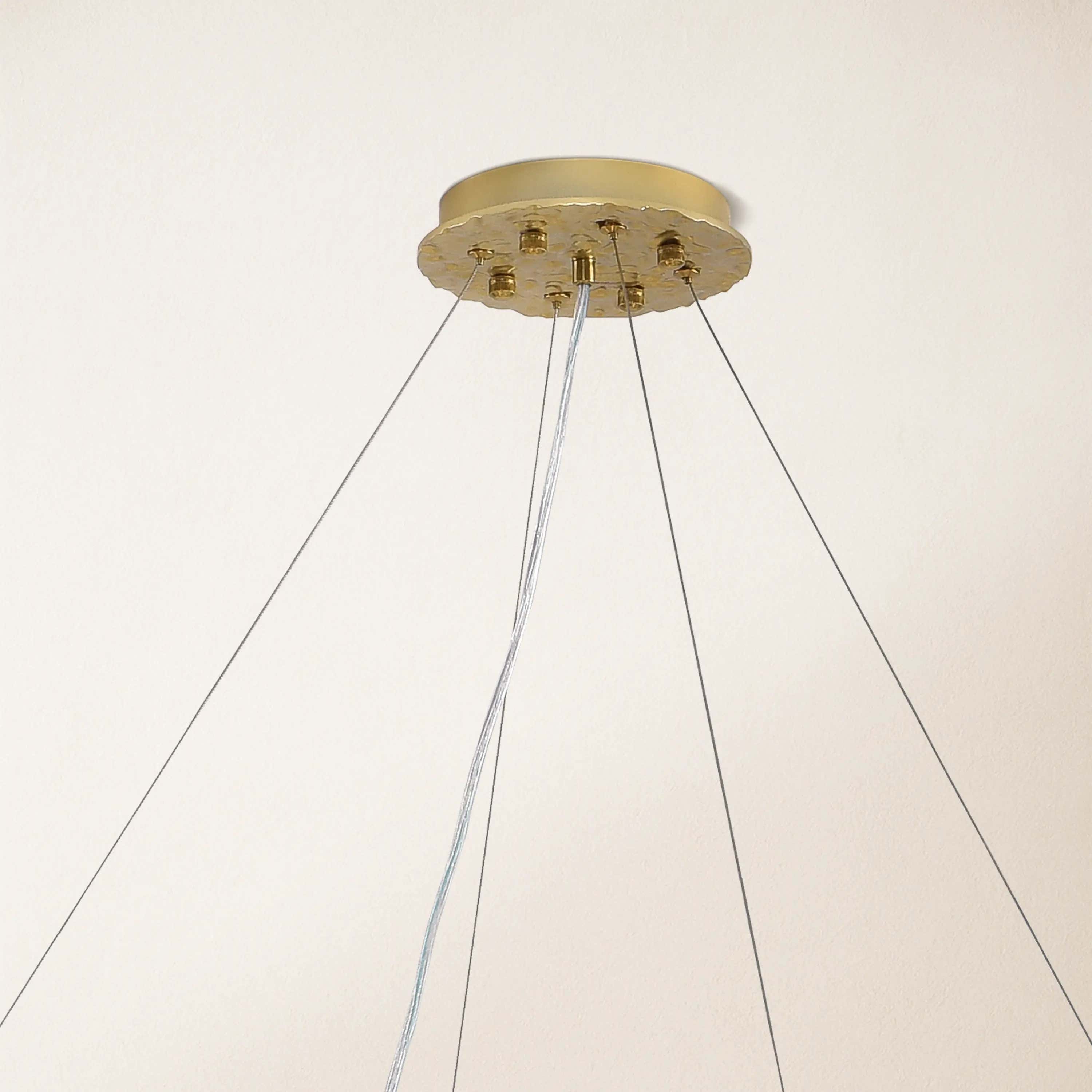 Lustre Branches Halo Chandelier 122cm