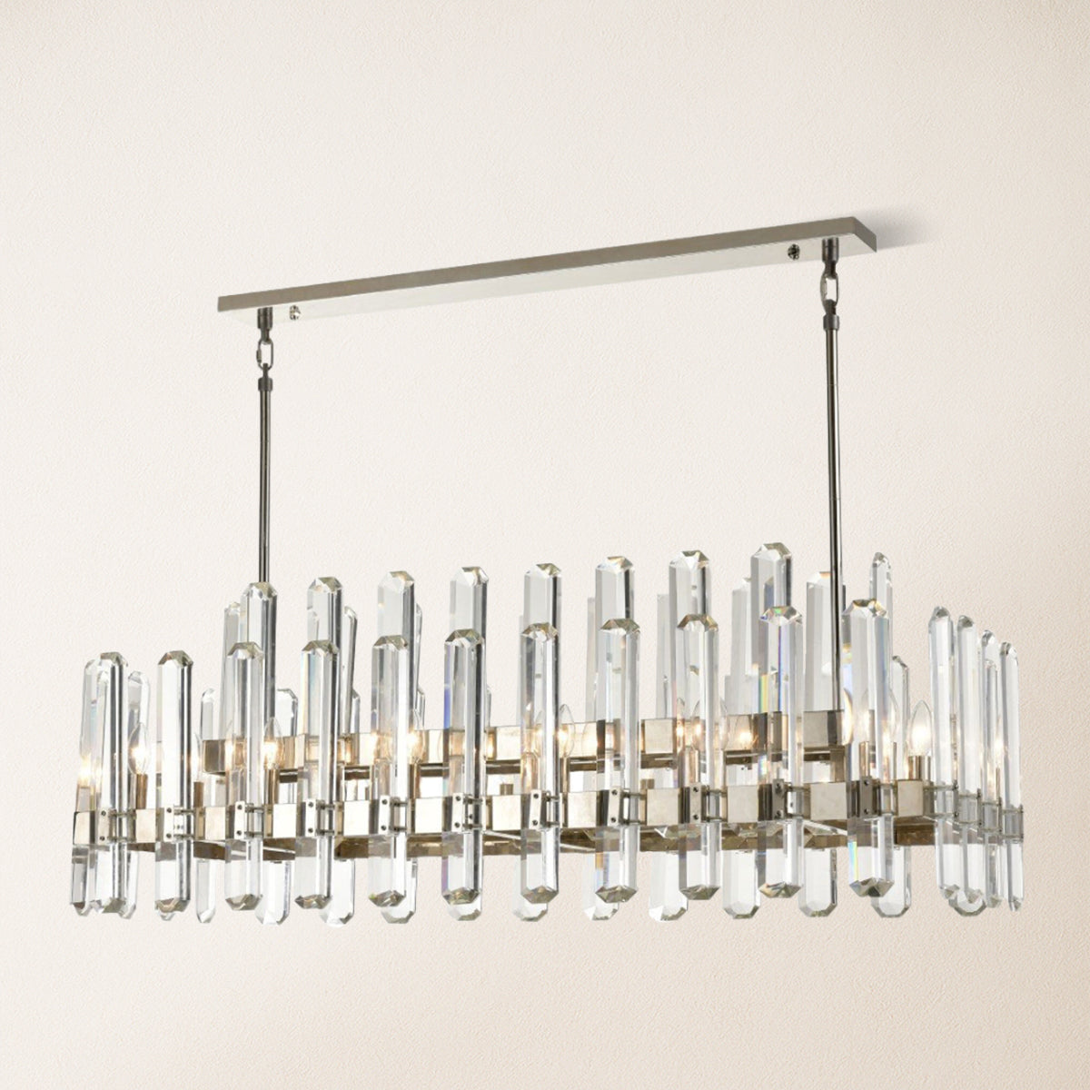 Clarion Rectangular Chandelier 122 cm L