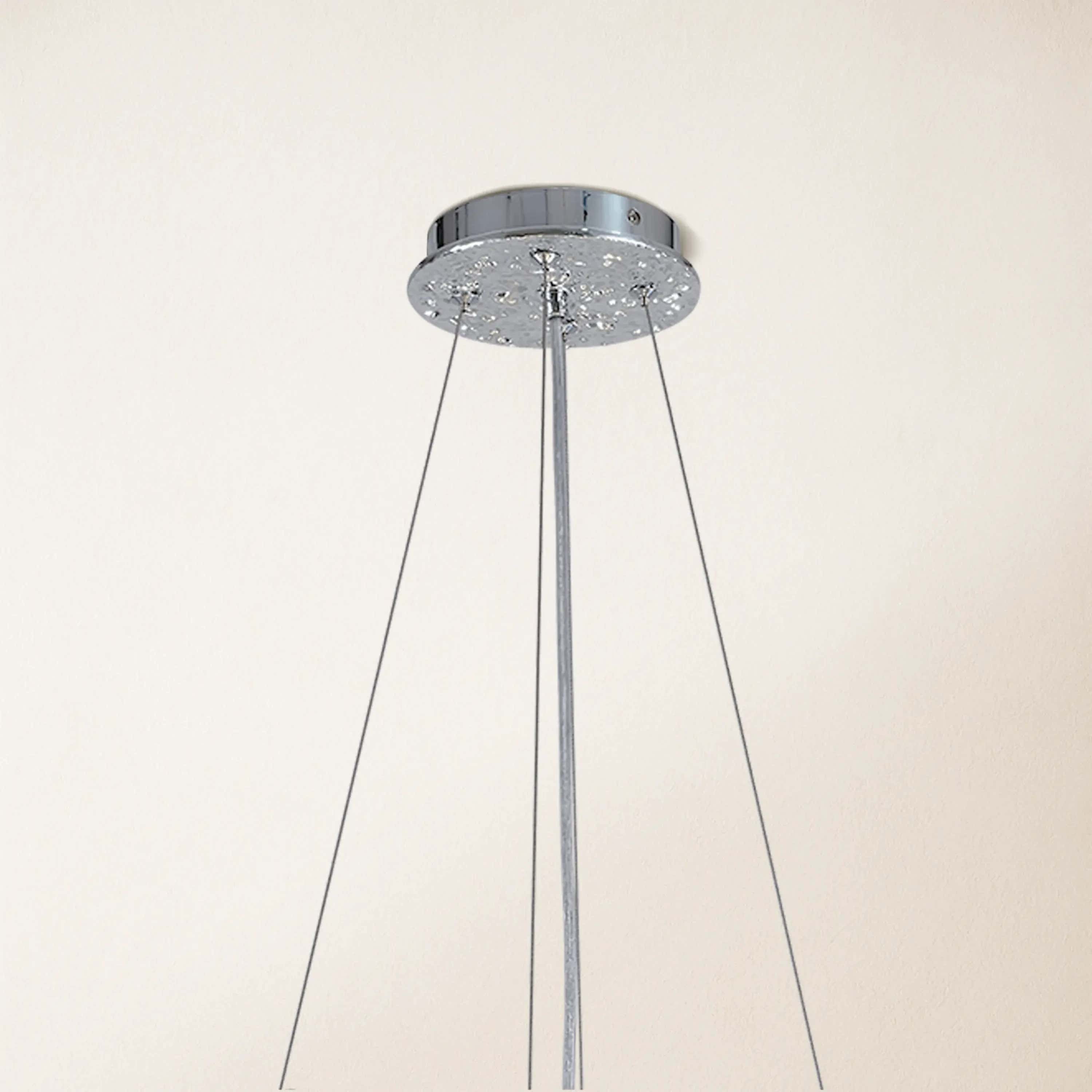 Frostleaf Crystal Branch Halo Chandelier 122cm