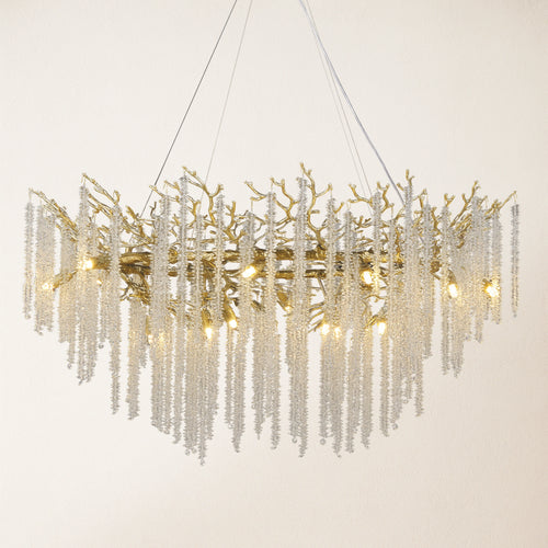 Snow Tree Branch Chandelier 120cm D