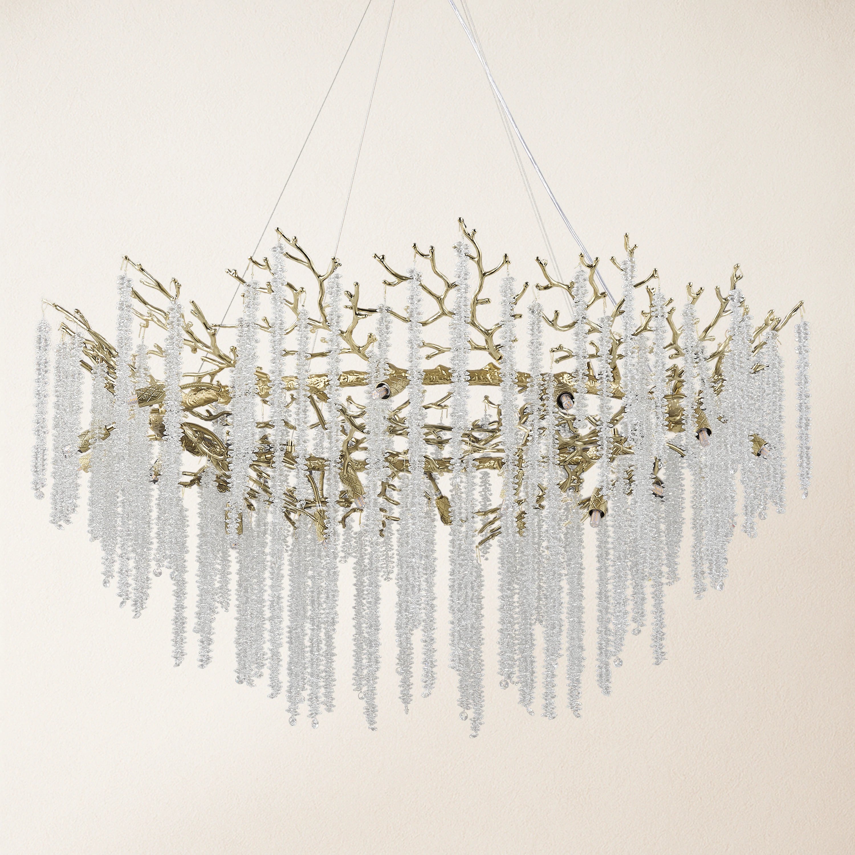 Snow Tree Branch Chandelier 120cm D