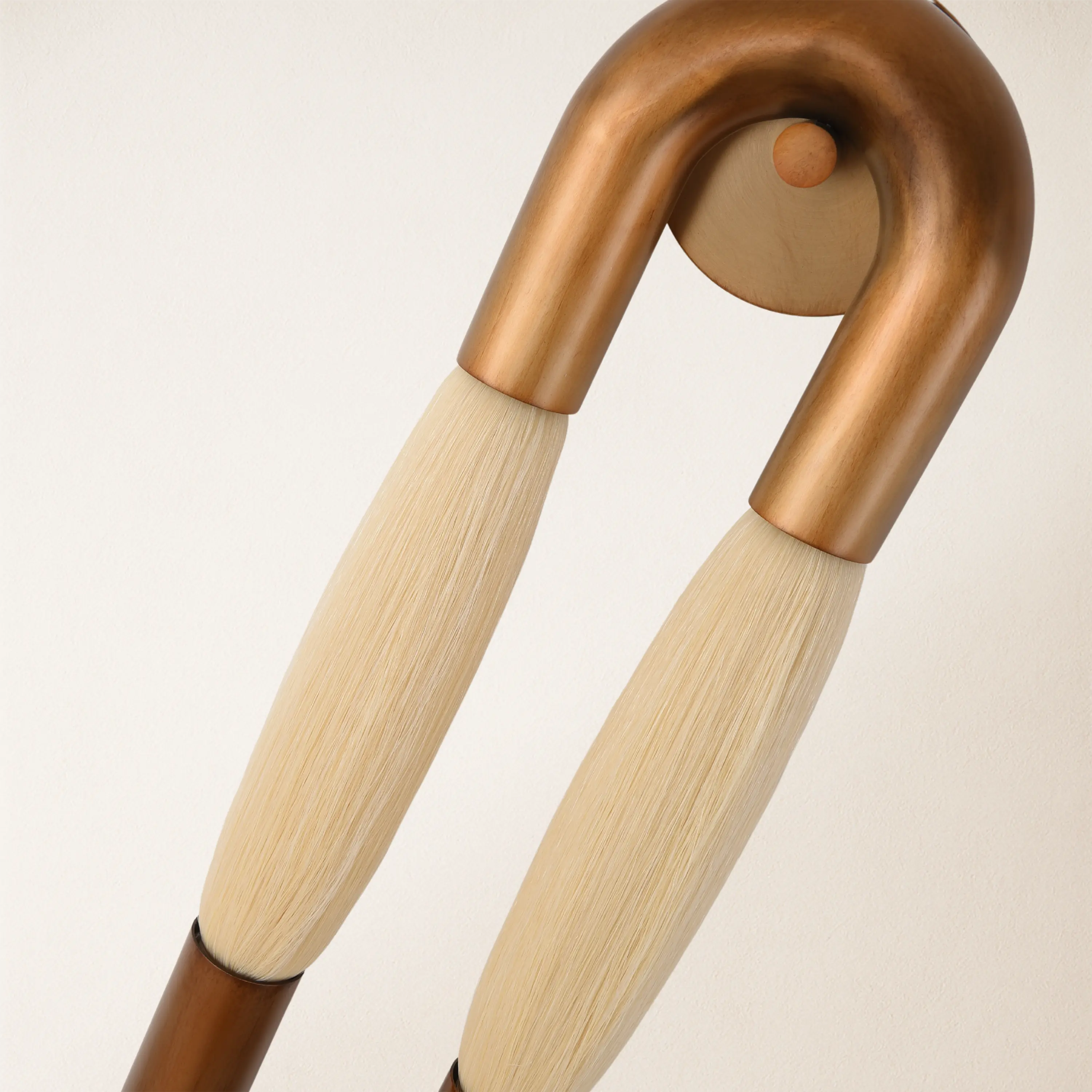 Horsehair Solid Brass Wall Sconce 30''H