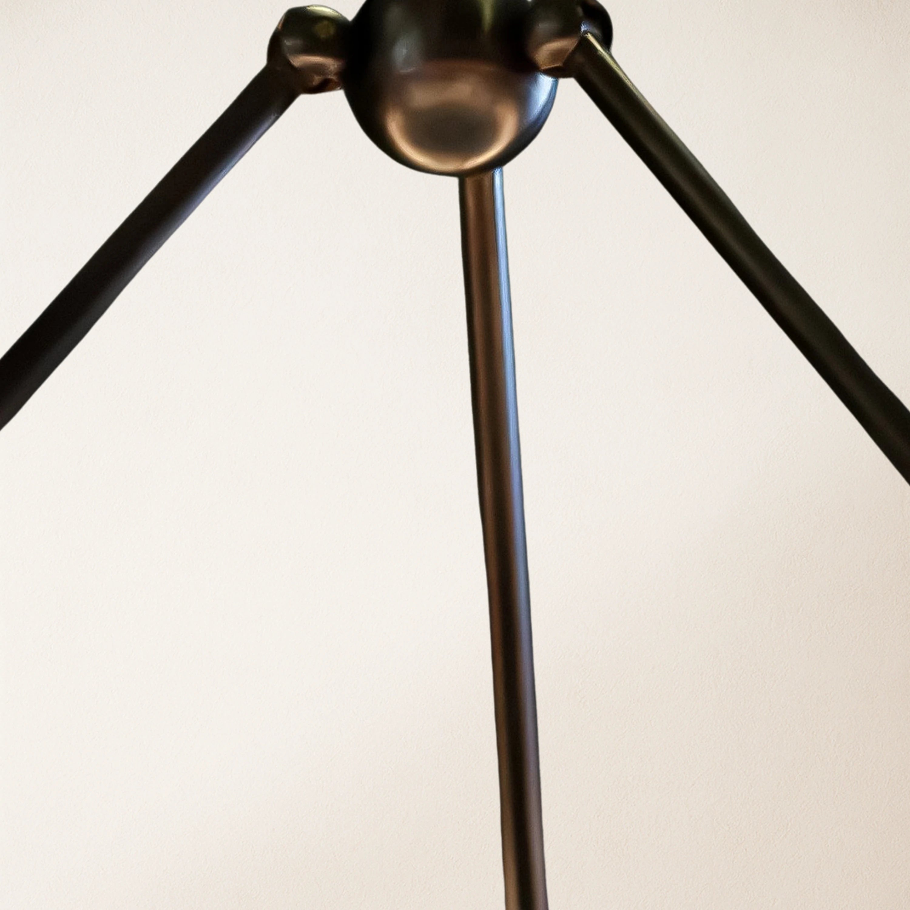 Nami Alabaster Global Suter Chandelier 46"D#Finish_Gold