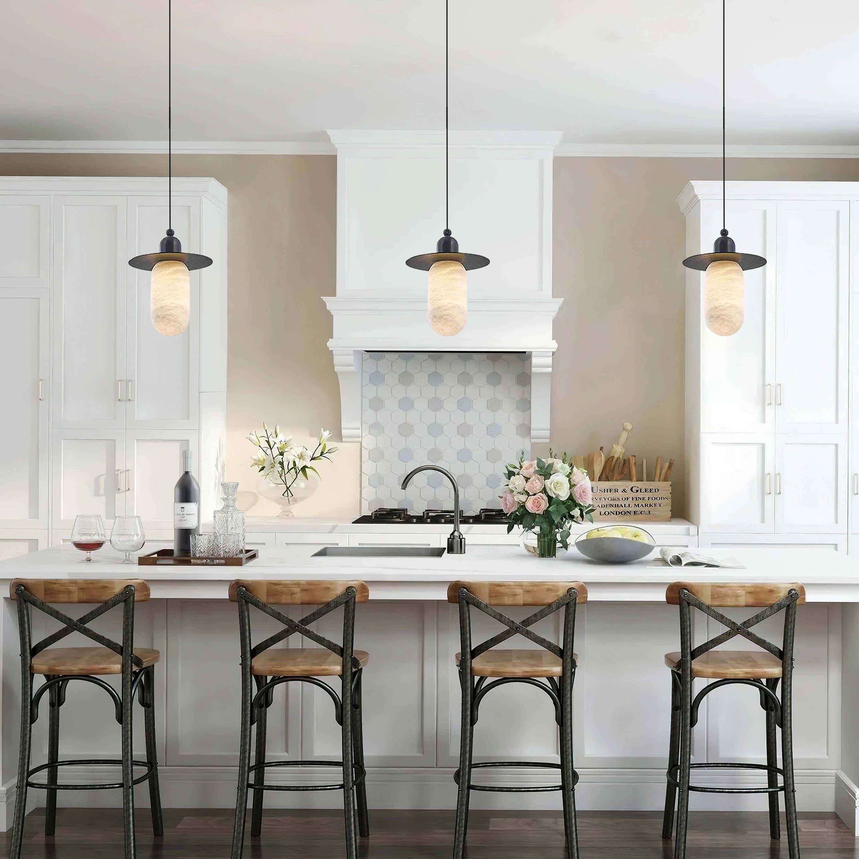 Bloom Alabaster Grace Pendant 15cm H