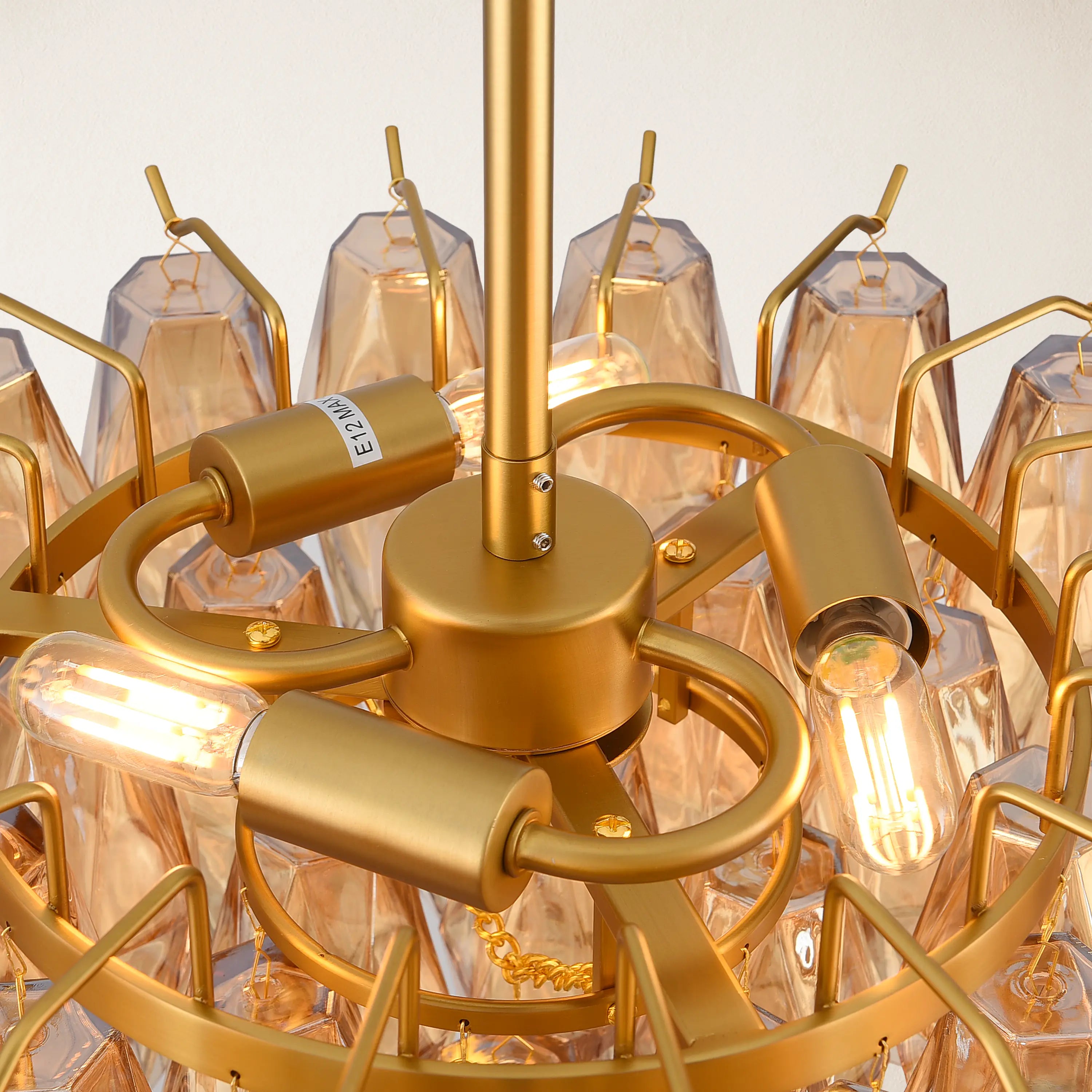 Celestial Drop Glass Crystal Glass Chandelier 43cm D