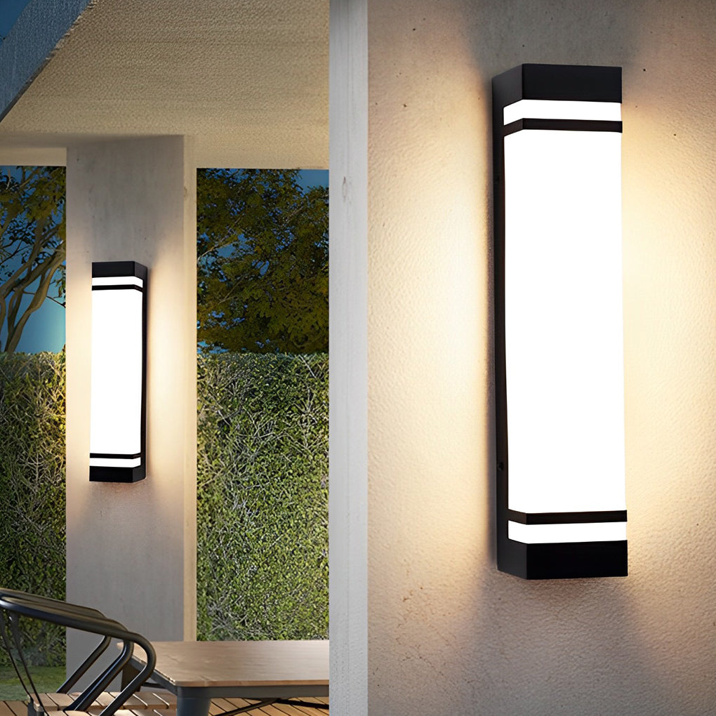 Axiolume Rectangle Outdoor Wall Light