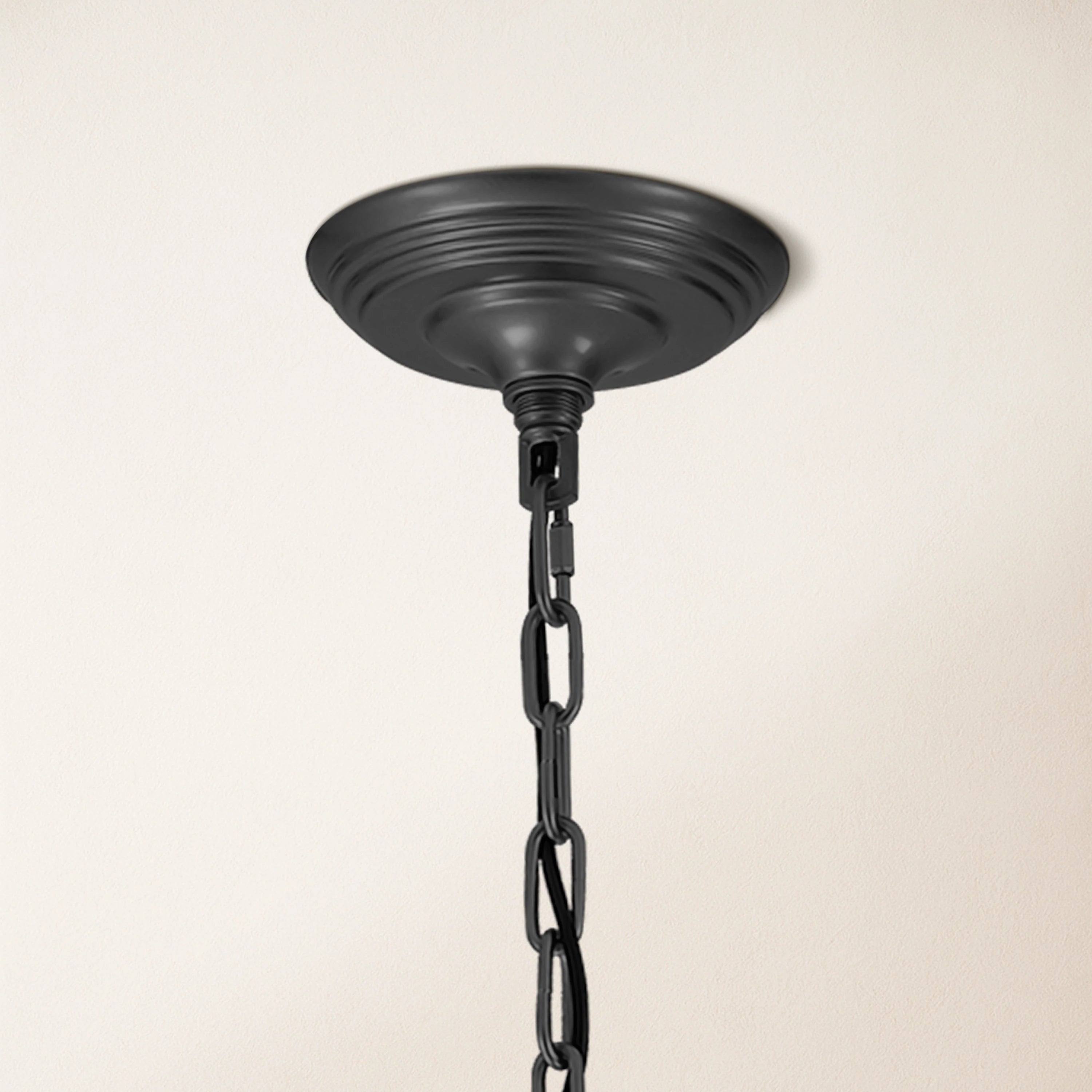 Wagon Wheel Candle Round Chandelier 163cm